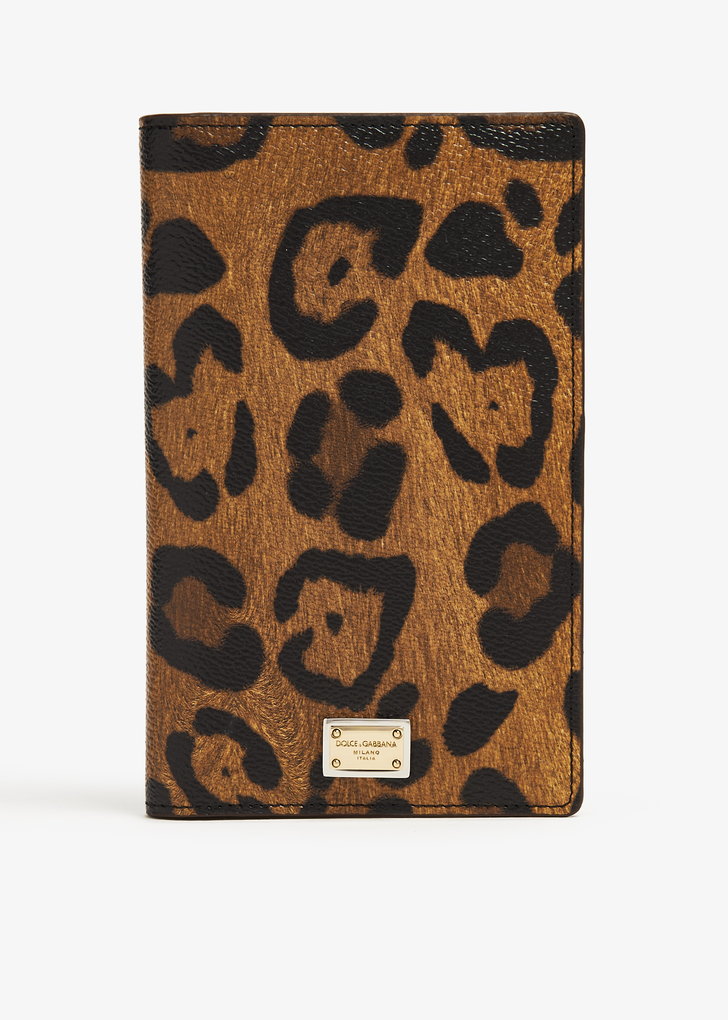

Crespo leopard-print passport holder, Animal print