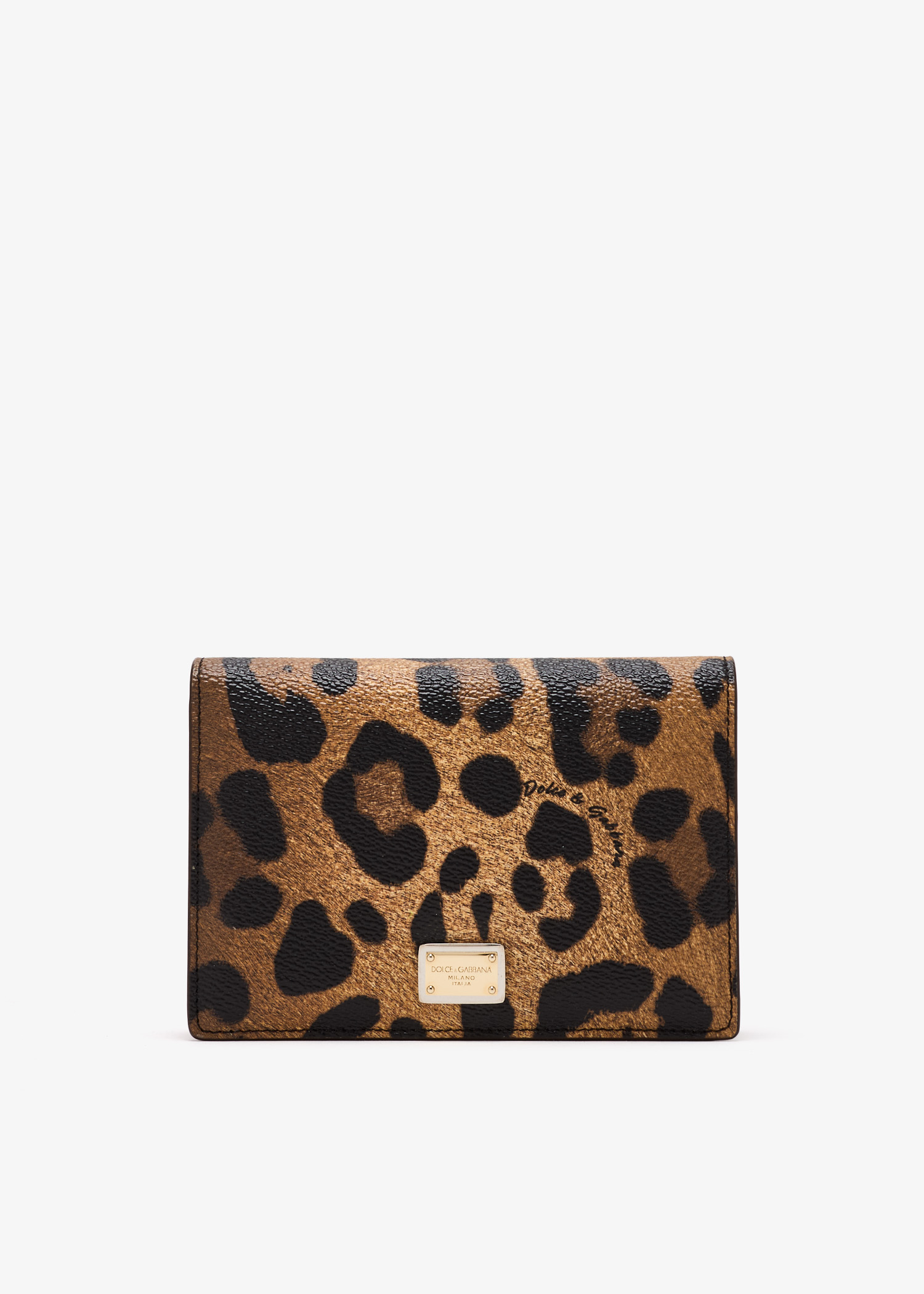 

Leopard-print wallet, Animal printed