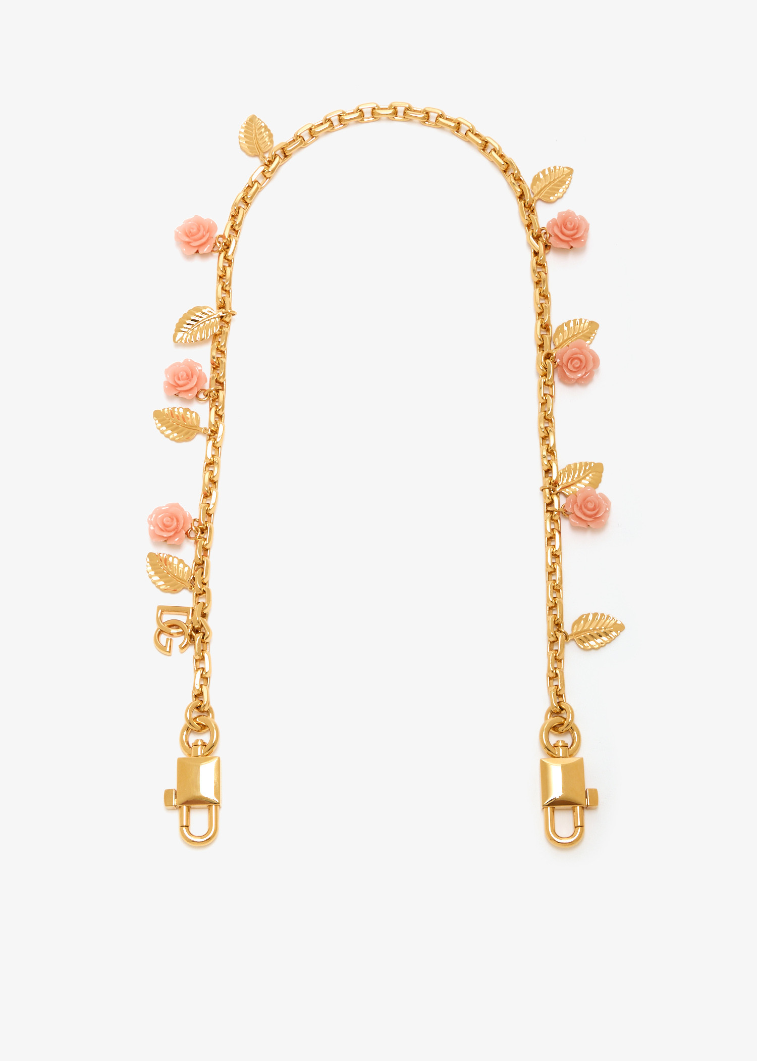 

Roses metal shoulder strap, Gold