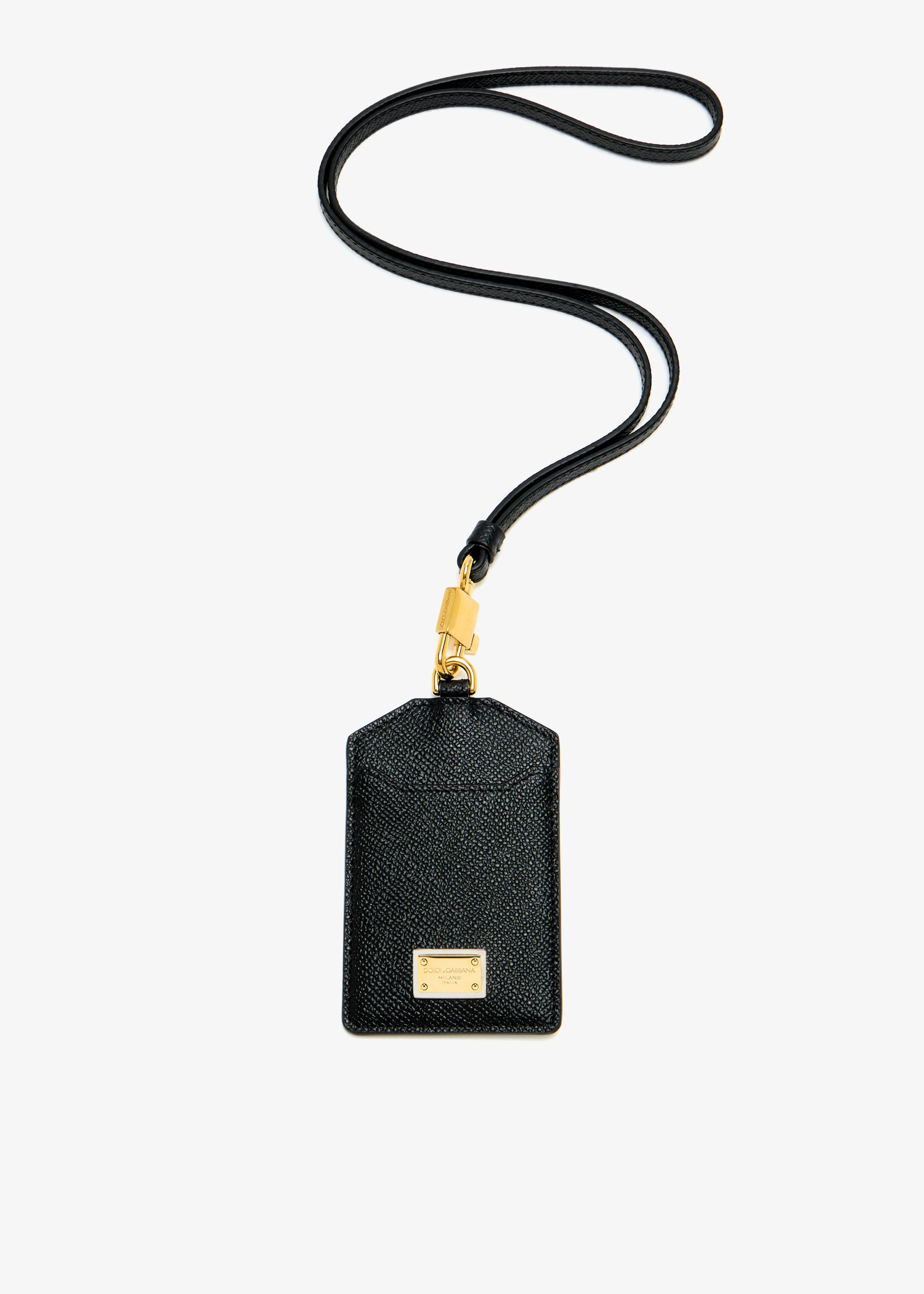 

Dauphine Calfskin keychain, Black