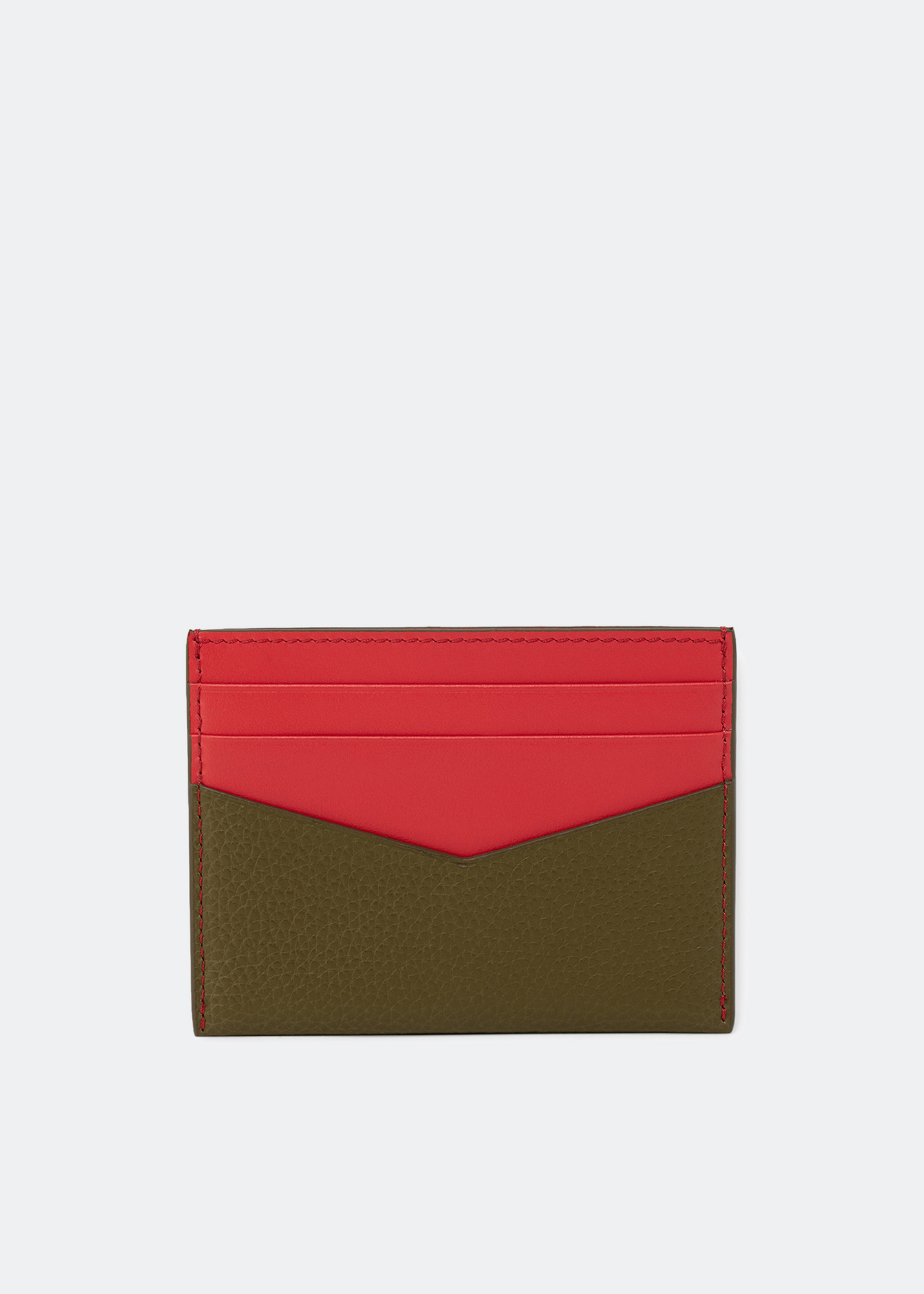 

Leather cardholder, Green