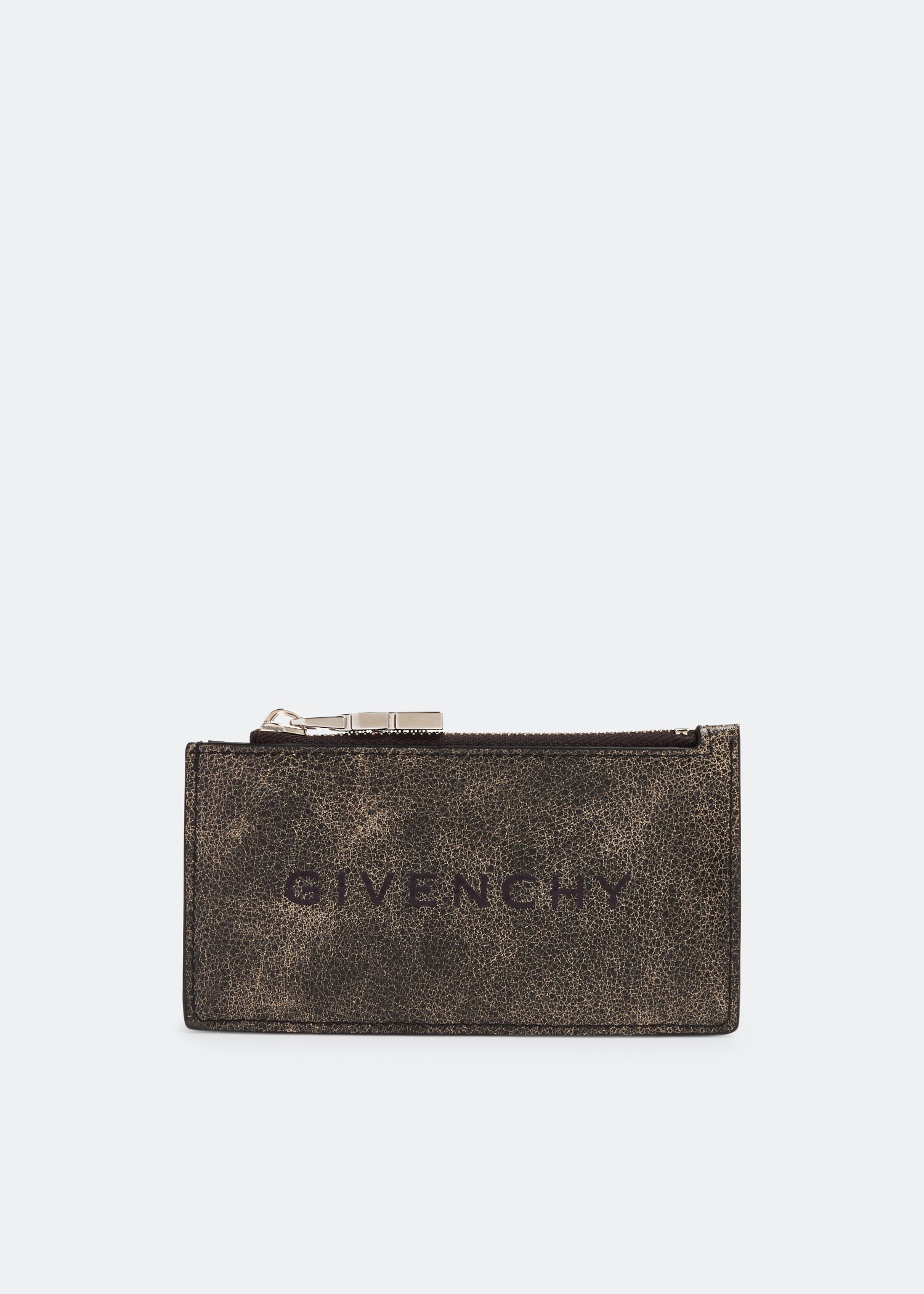 

Zipped cardholder, Black