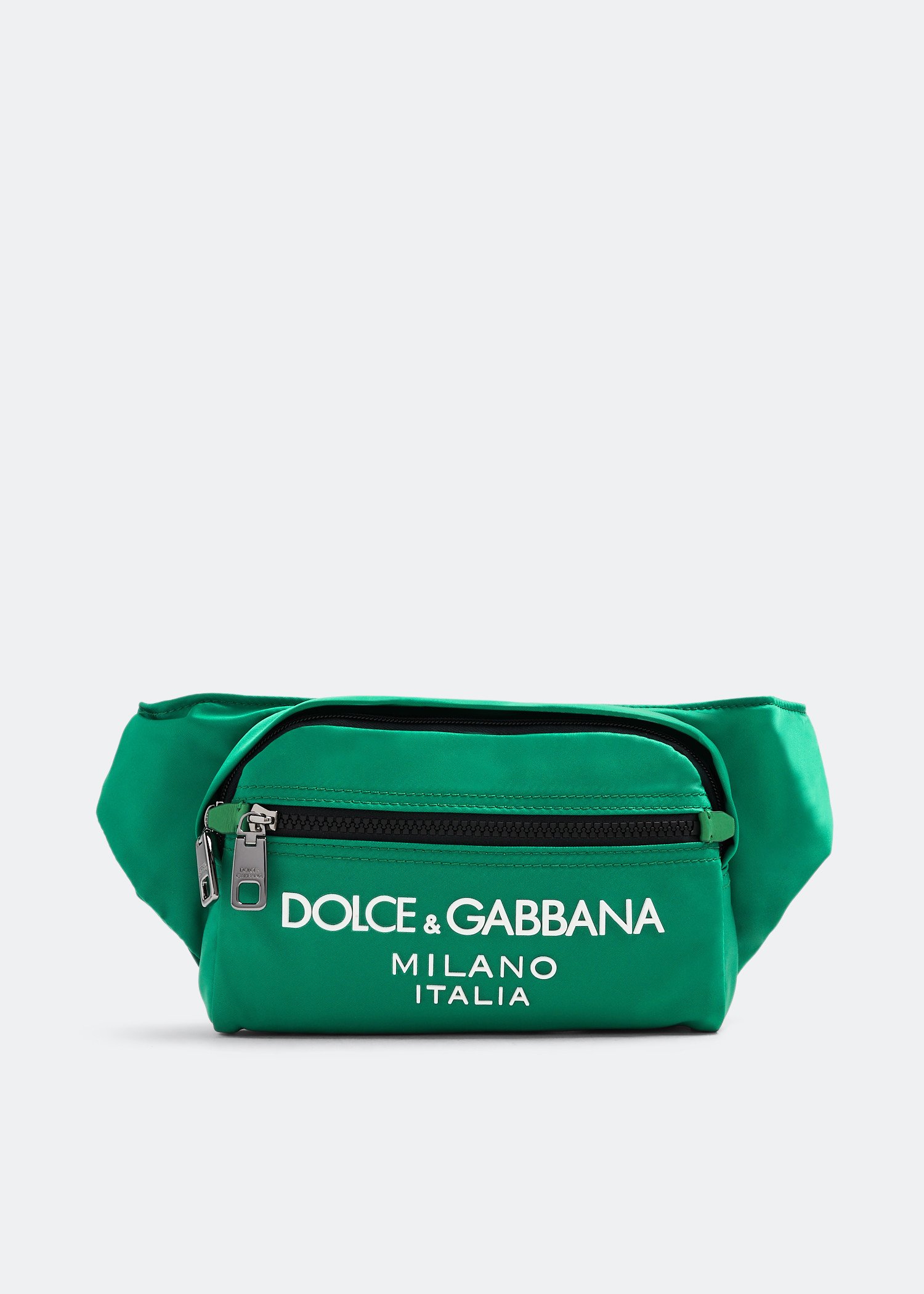 

Small logo nylon belt bag, Green