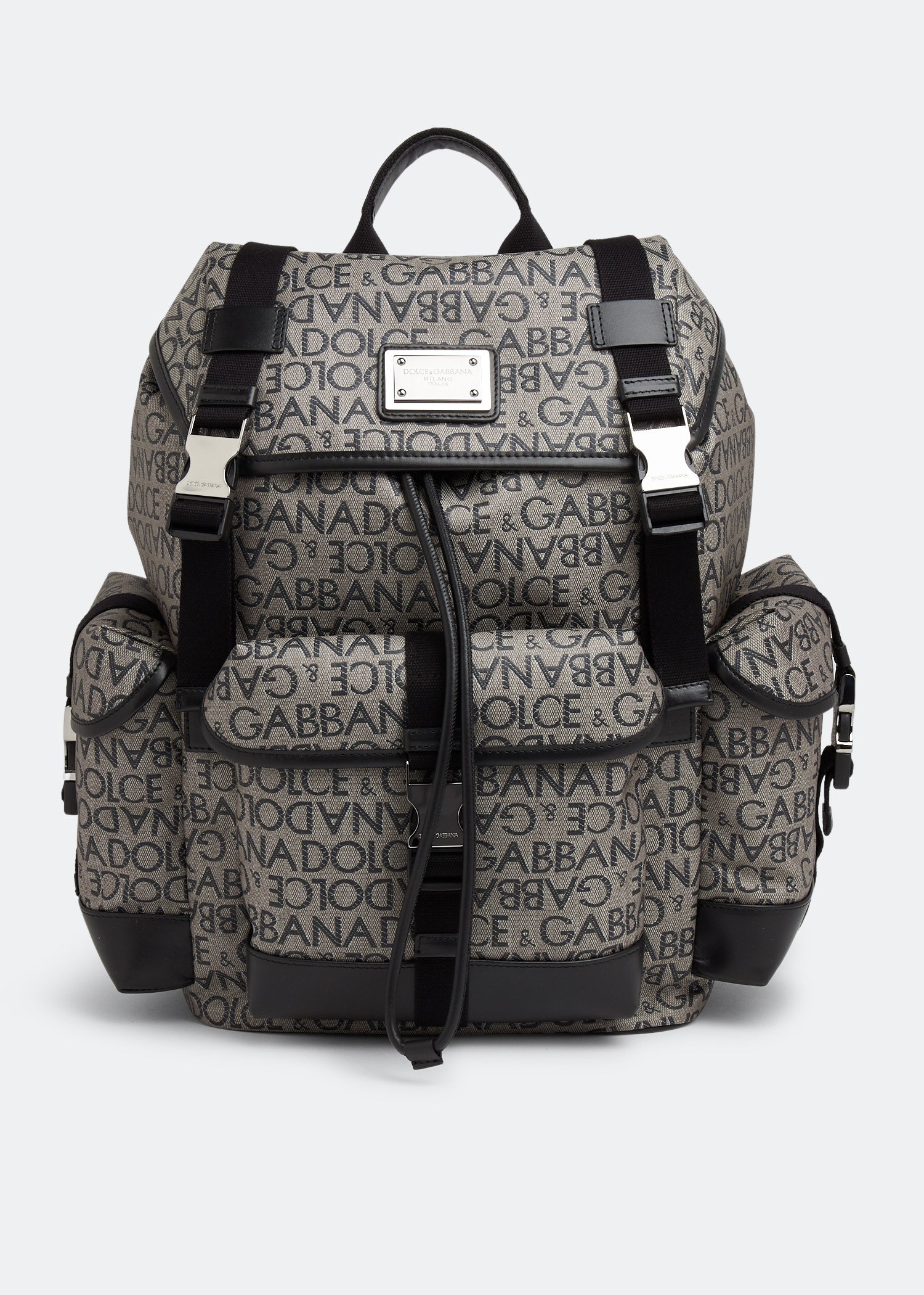 

Jacquard backpack, Grey