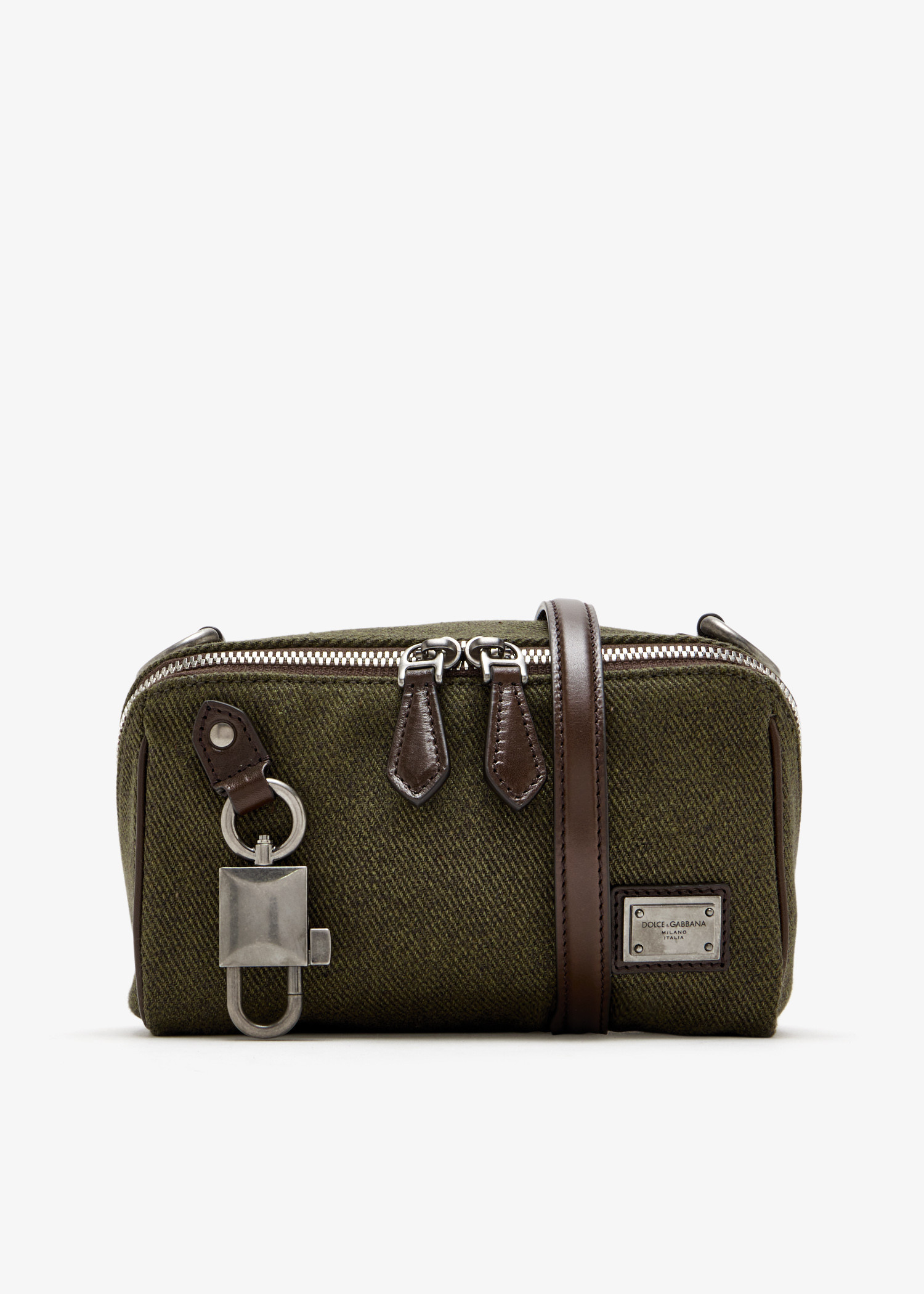 

Lock crossbody bag, Green