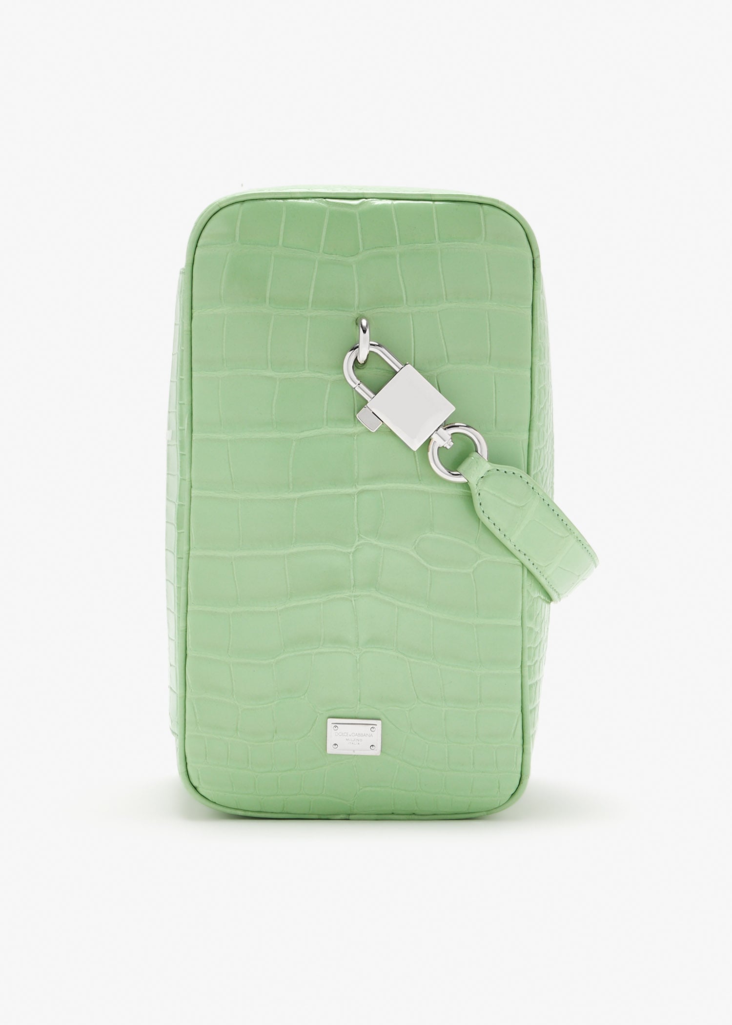 

Alligator leather bag, Green