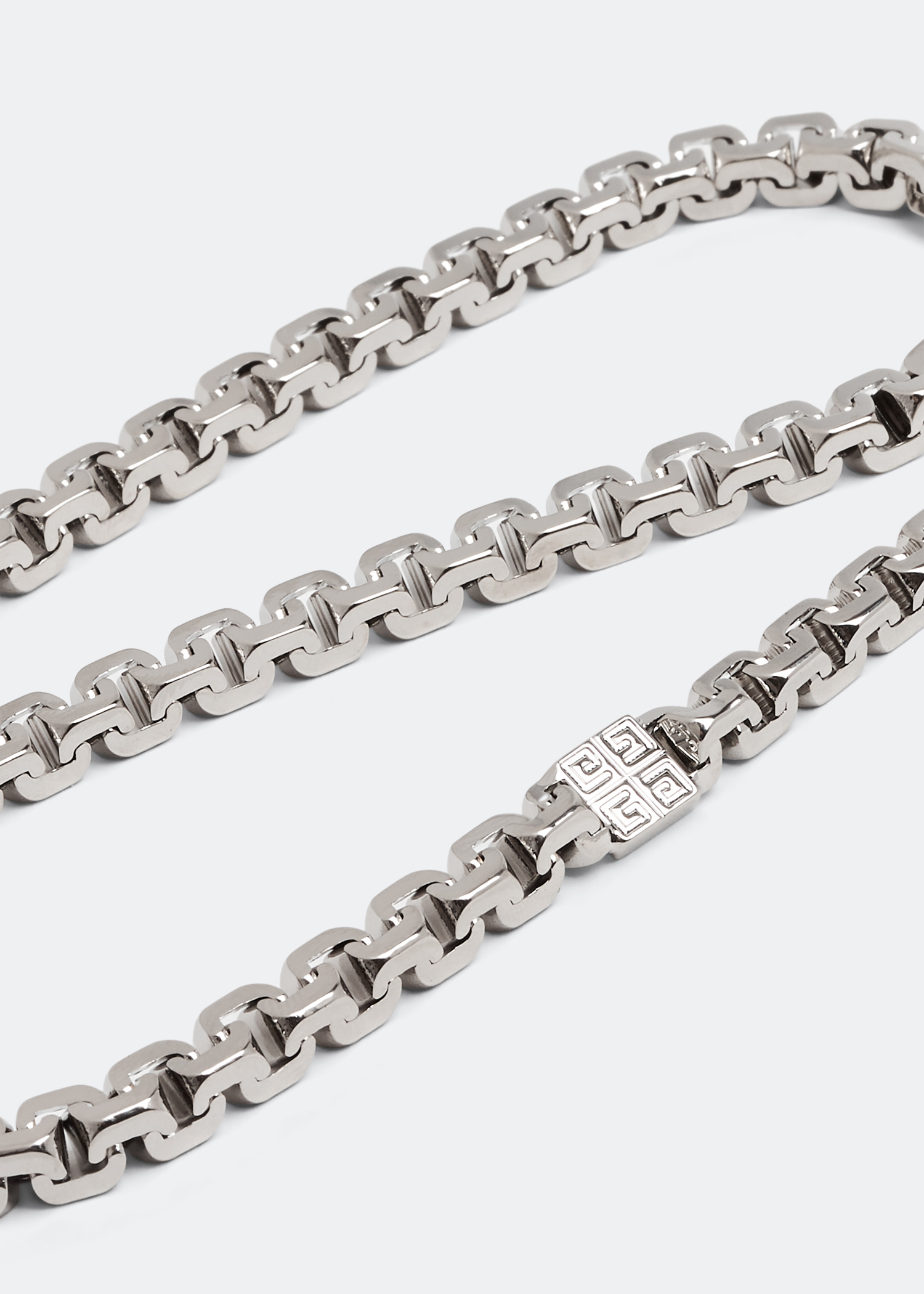 

4G short chain necklace, Silver