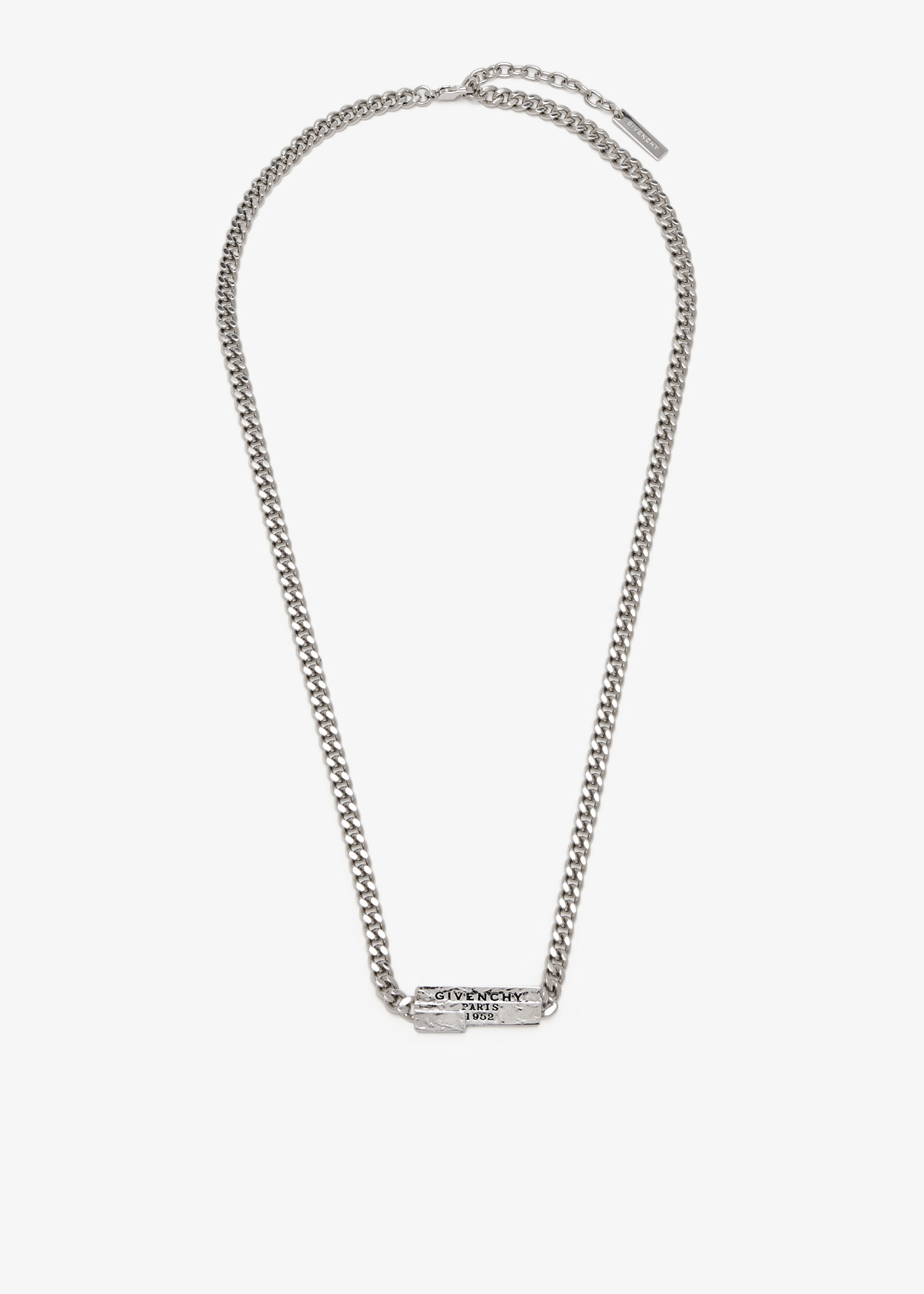 

Tape necklace, Silver