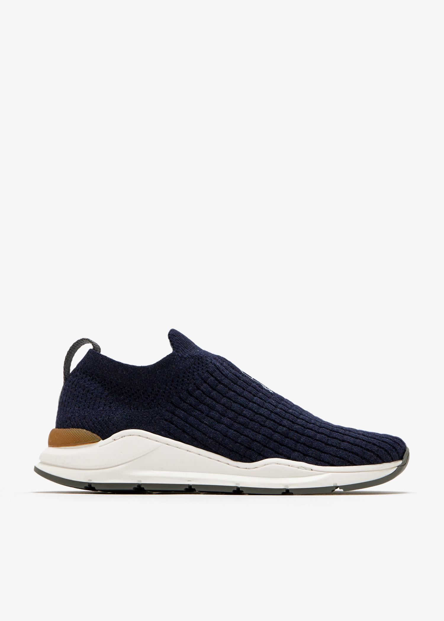 

Logo knit sneakers, Navy