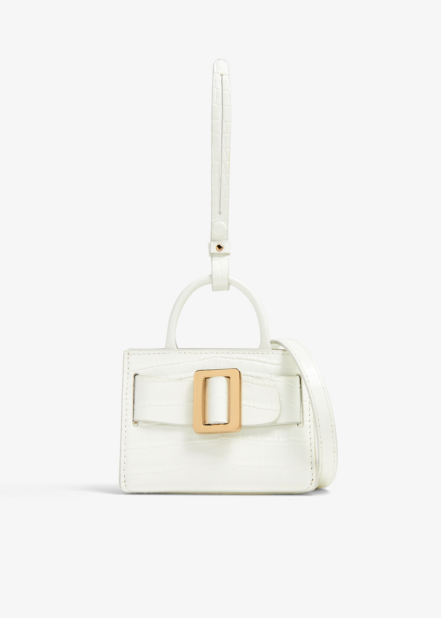 

Bobby Charm bag, White