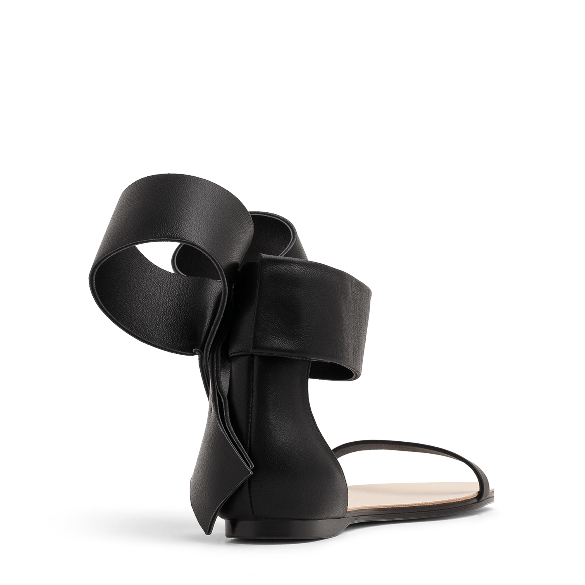 

Bow sandals, Black