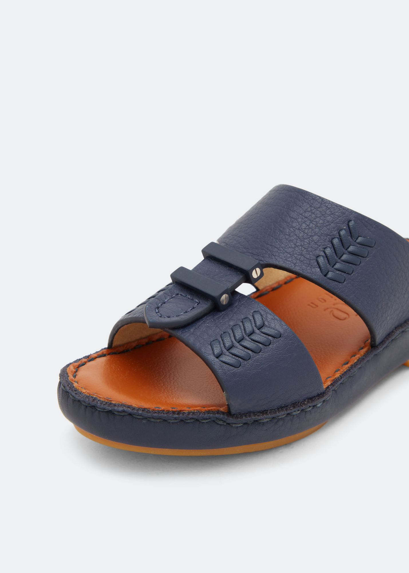 

Arabic leather sandals, Blue