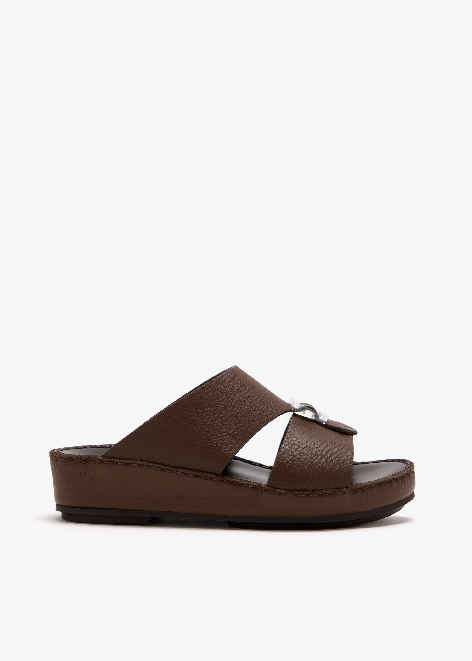 

Isola Quadratura Deercalf sandals, Brown