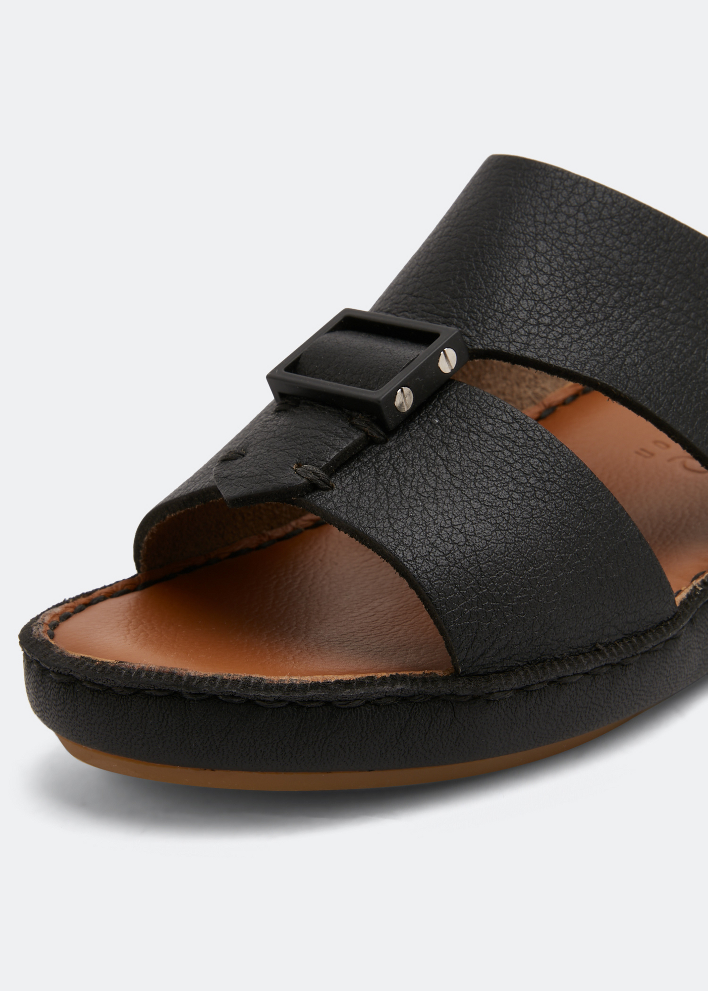 

Arabic leather sandals, Black