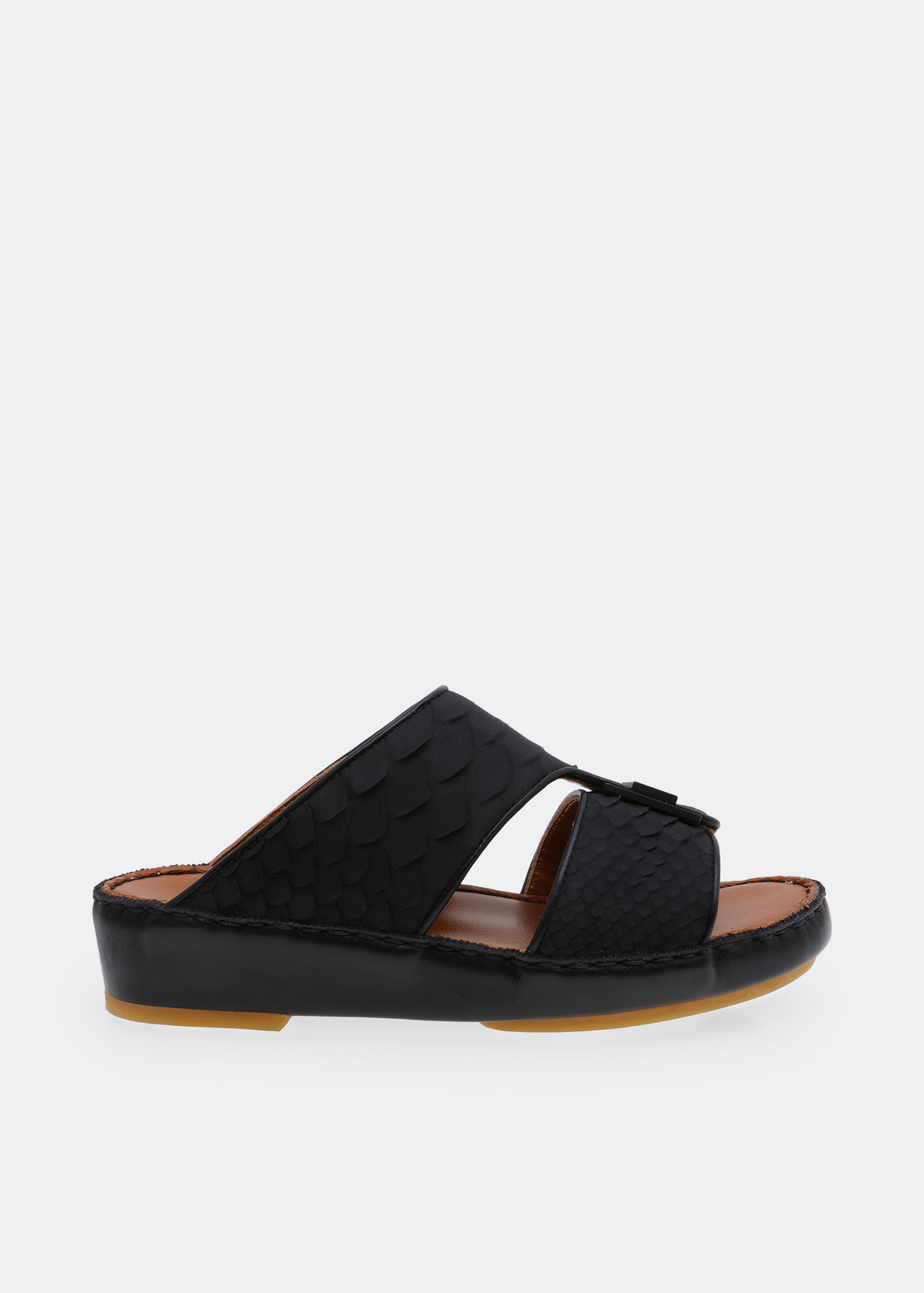 

Arabic leather sandals, Black