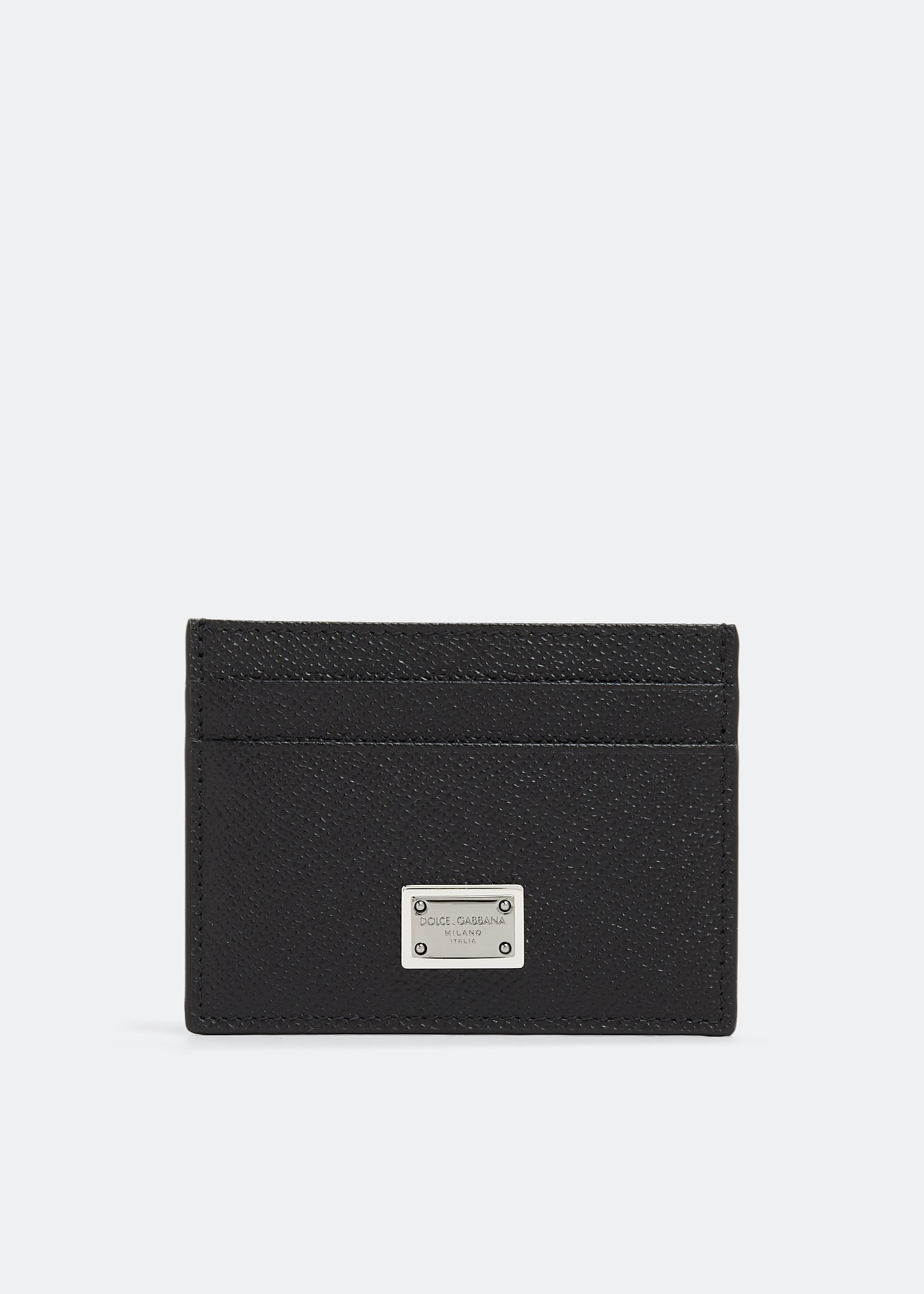 

Calfskin card holder, Black