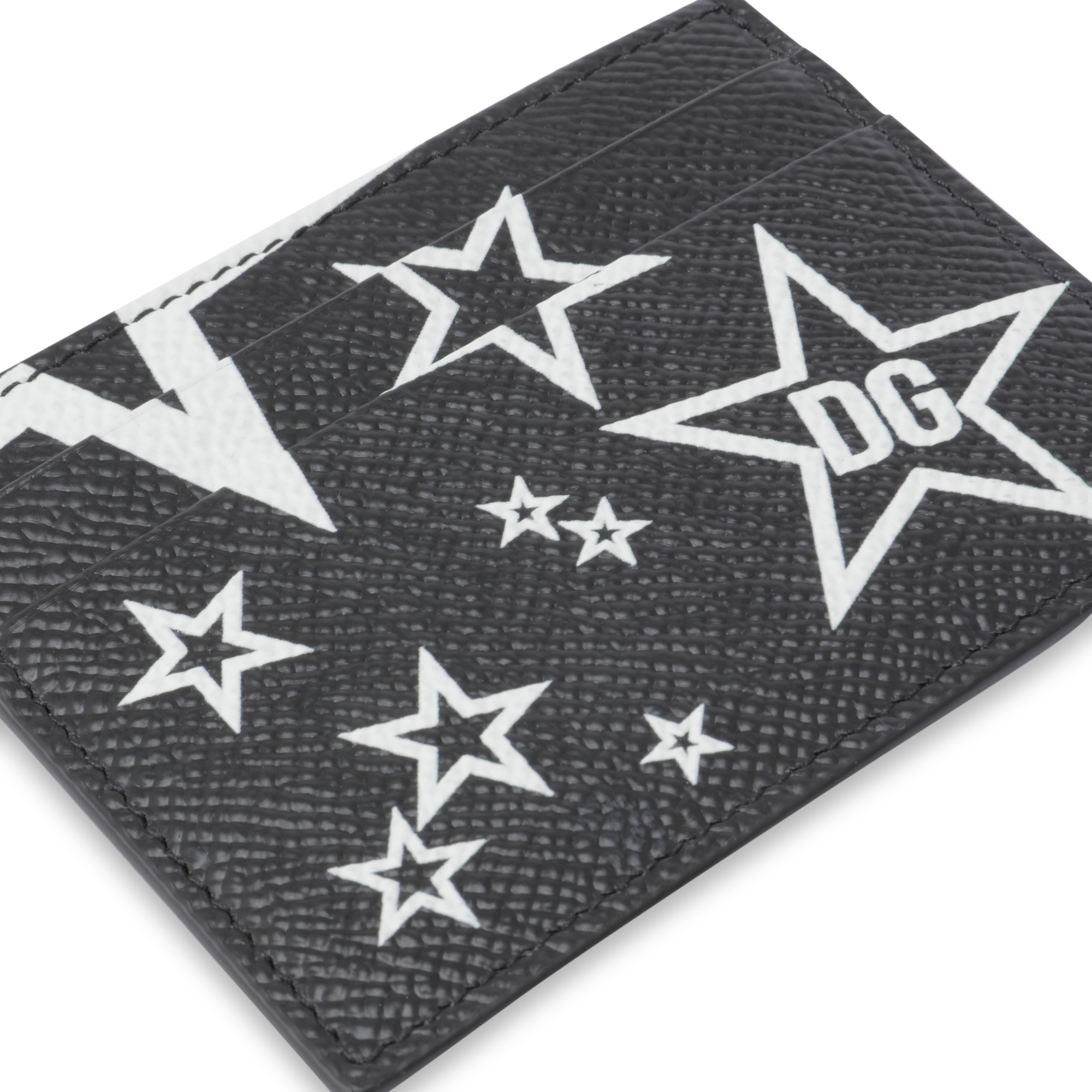

Dauphine printed cardholder, Black
