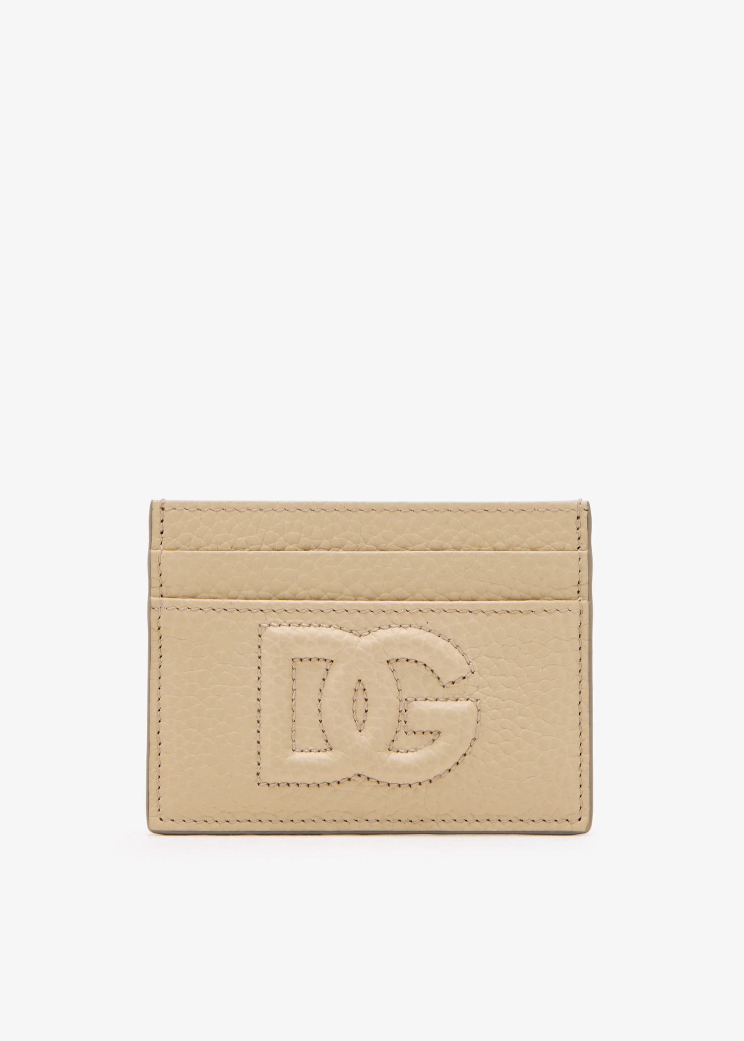 

DG logo card holder, Beige
