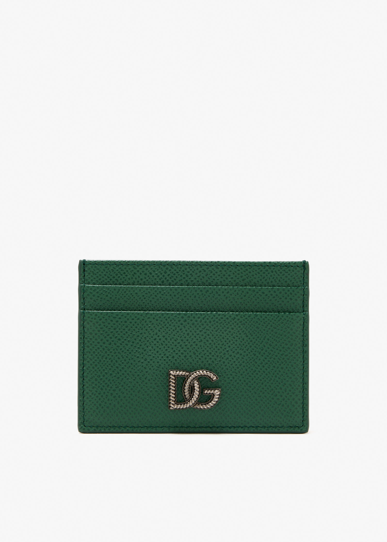 

Calfskin card holder, Green
