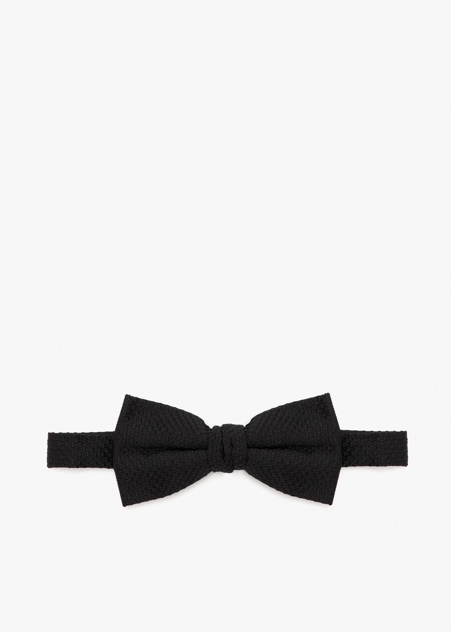 

Silk jacquard bow tie, Black