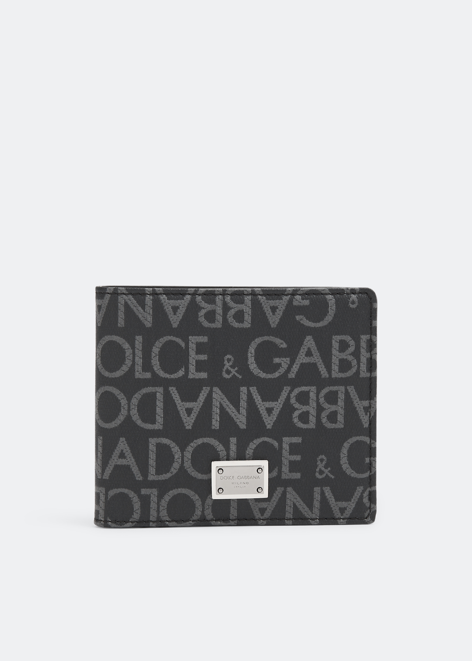 

Logo bifold wallet, Black