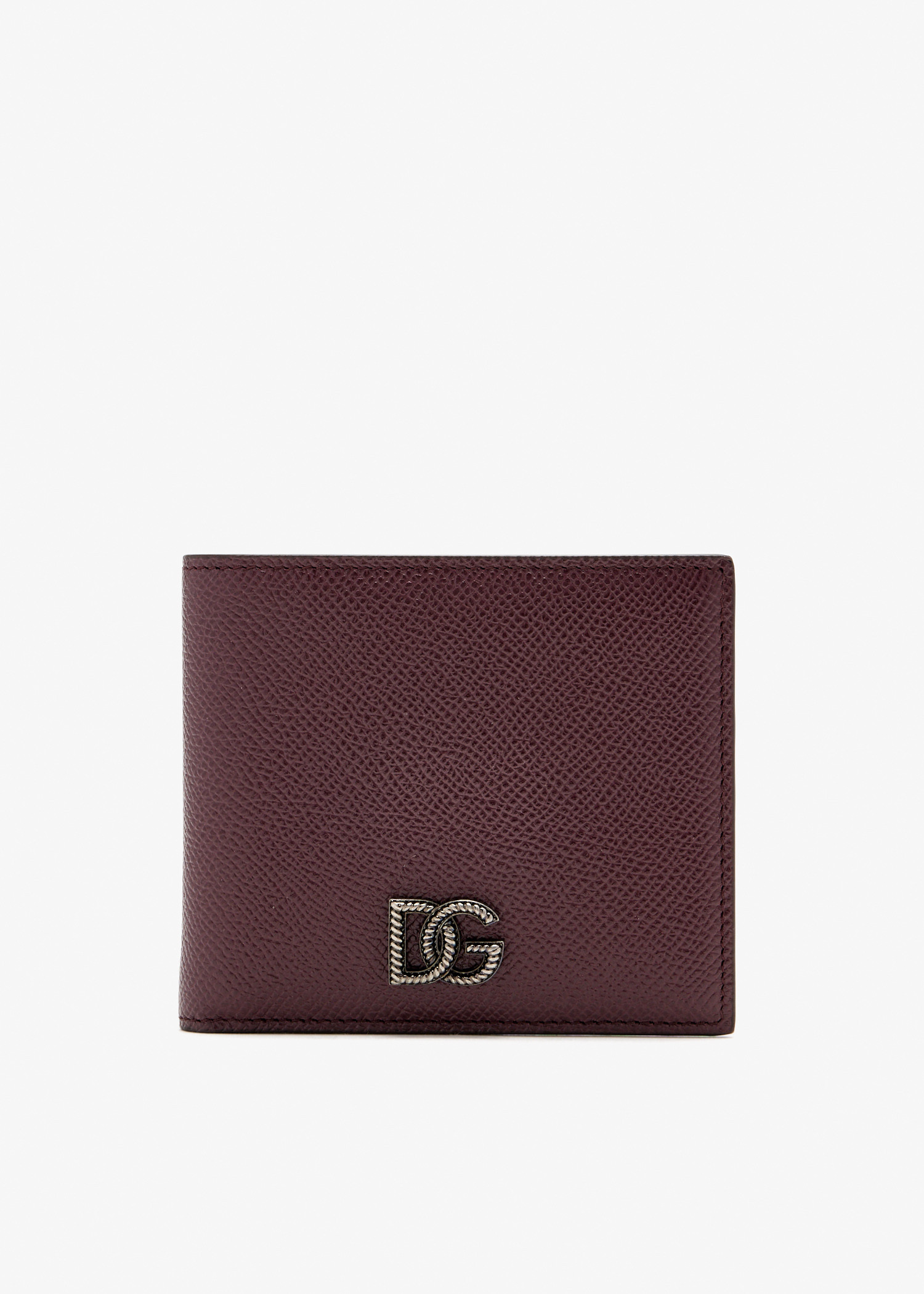 

DG calfskin wallet, Burgundy
