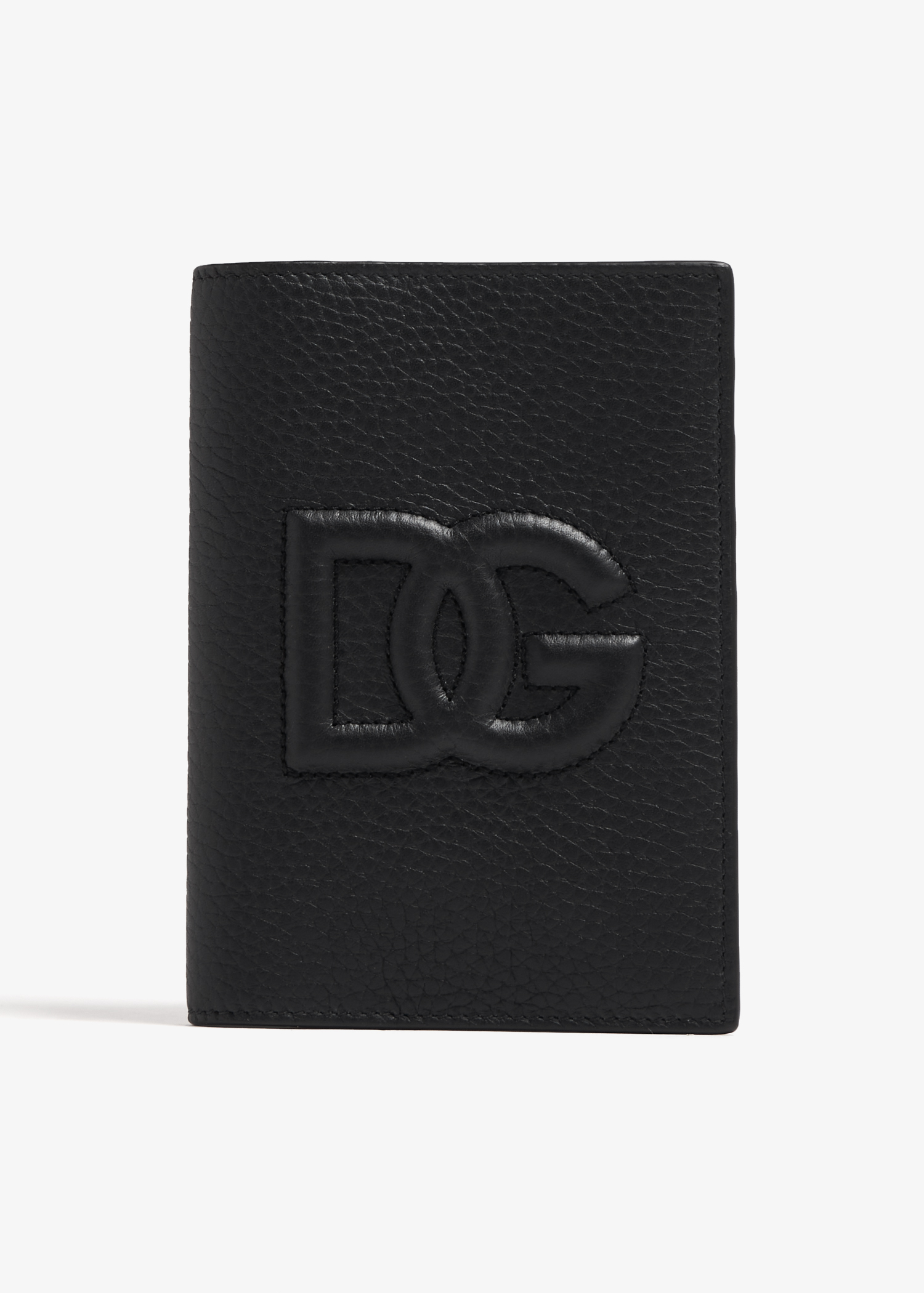 

DG logo passport holder, Black