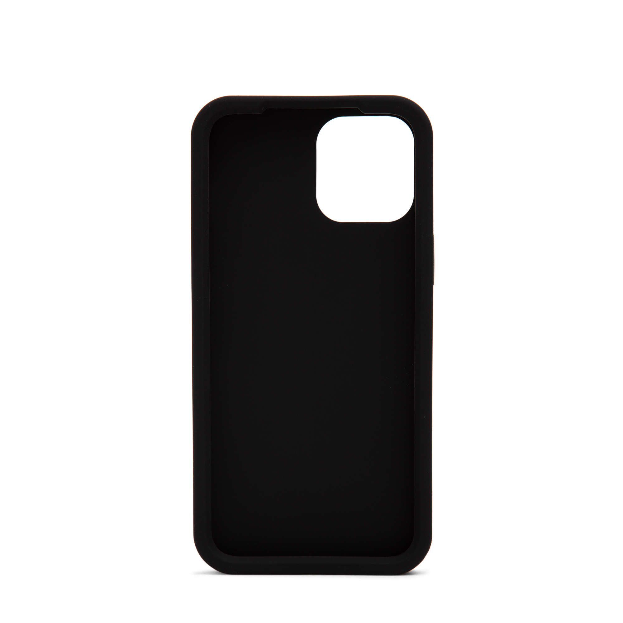 

Logo rubber iPhone 12 Pro Max cover, Black