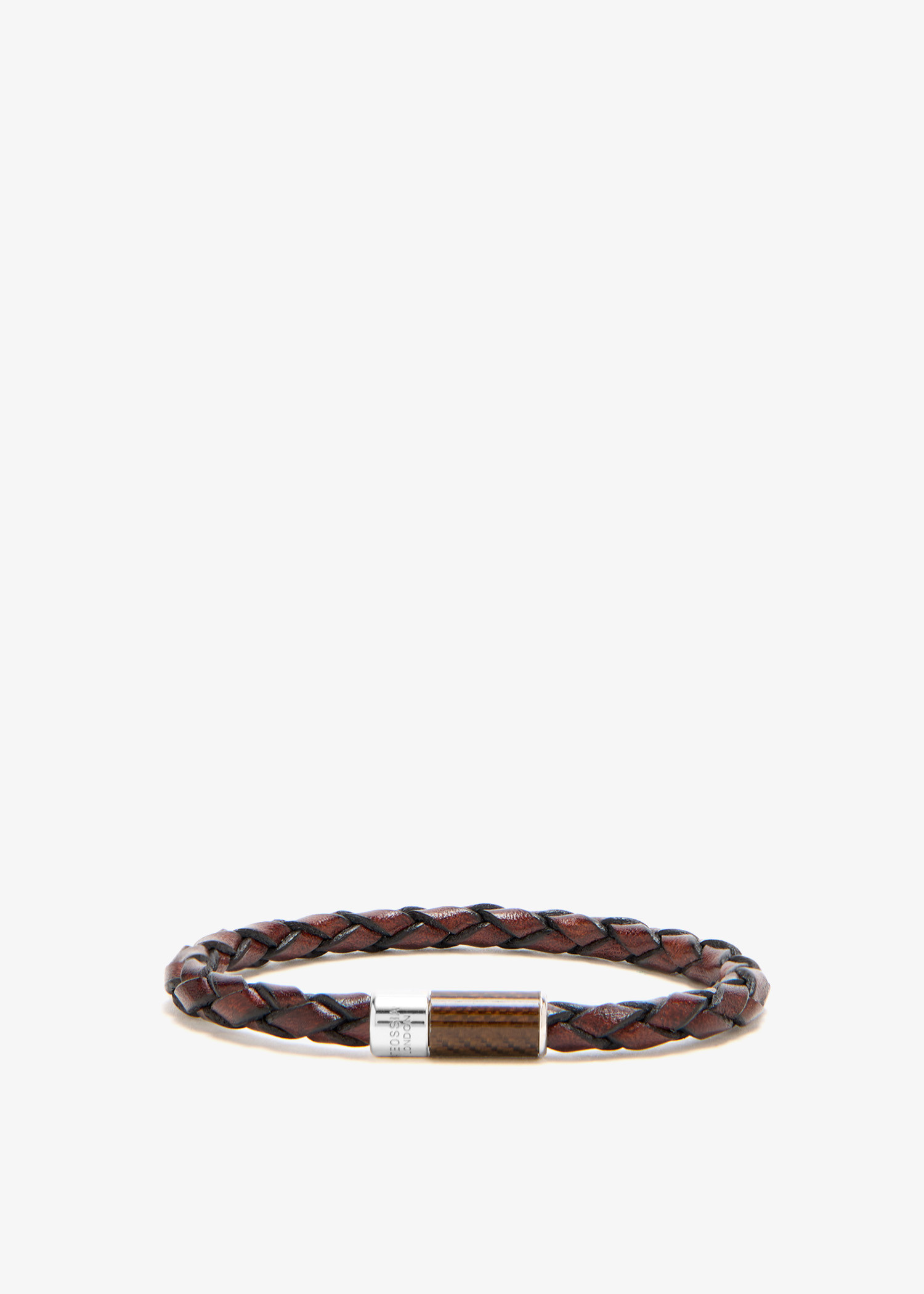 

Woven leather bracelet, Brown