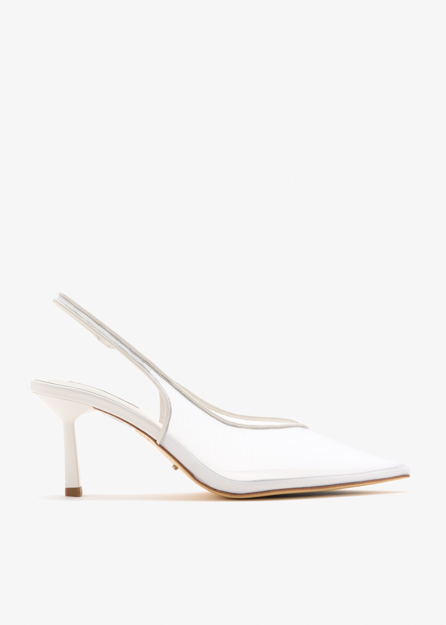 

Breeze slingback pumps, White
