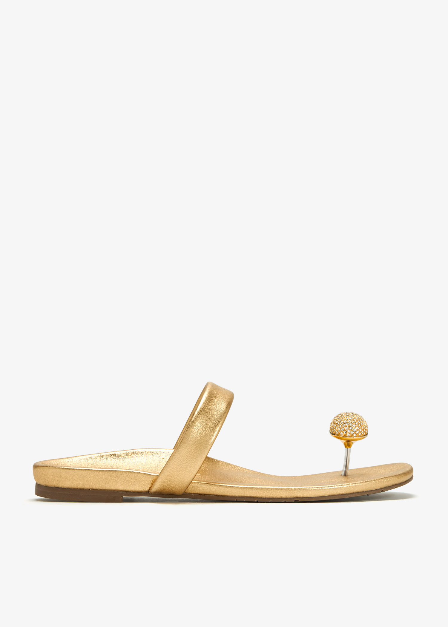 

Bria slide sandals, Gold