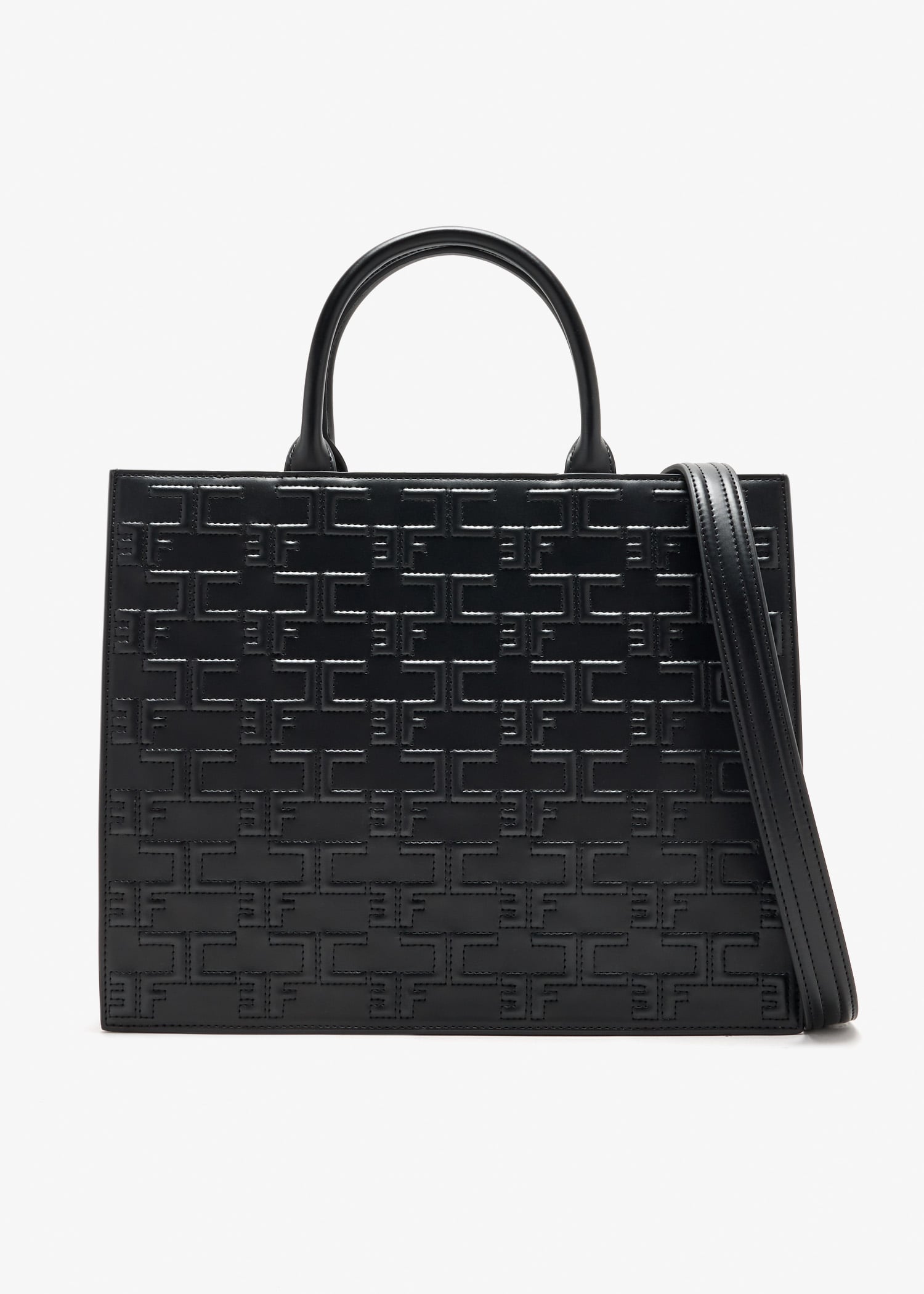 

Bold Monogram medium shopper bag, Black