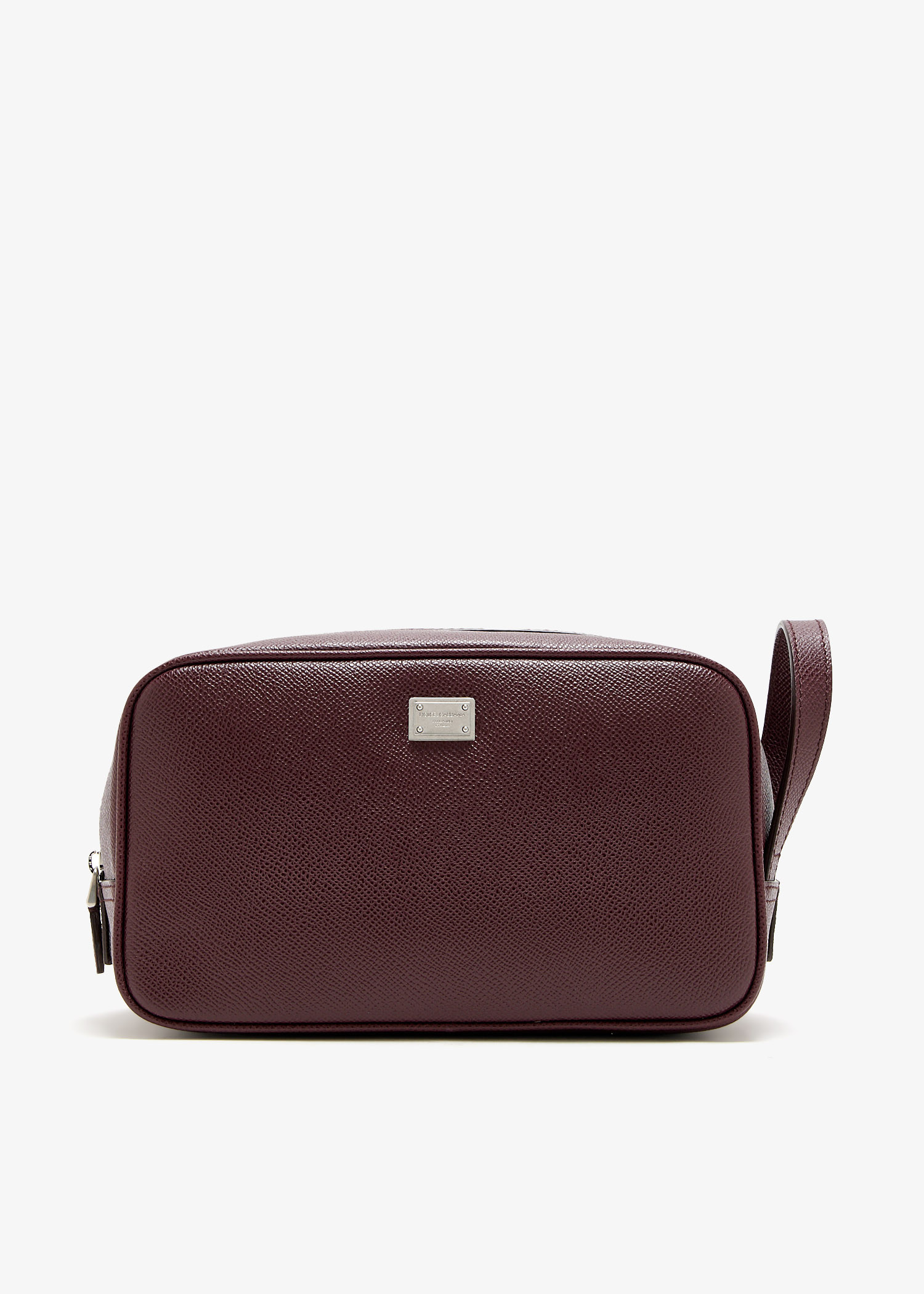 

Calfskin necessaire, Burgundy