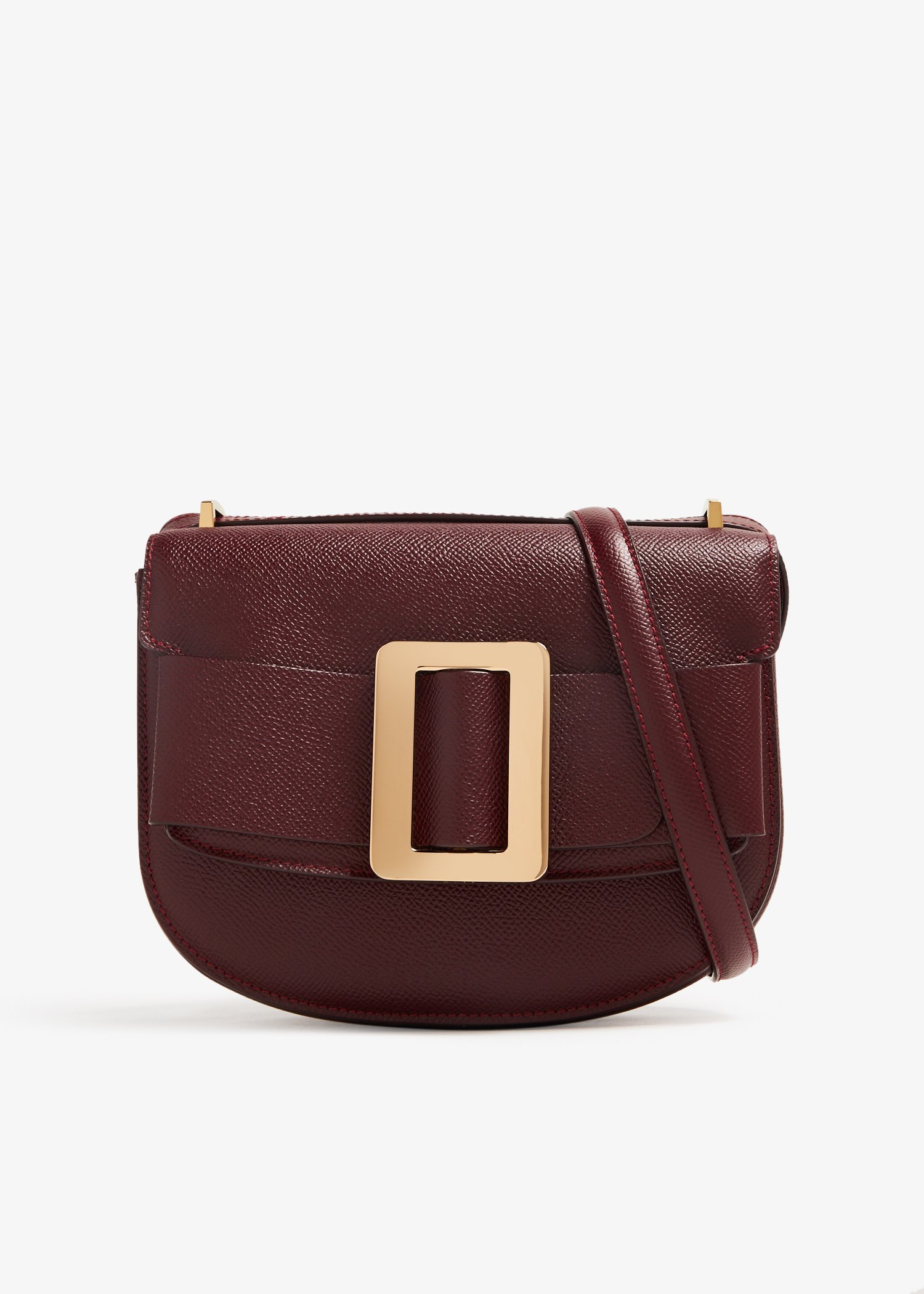 

Buckle Saddle bag, Burgundy