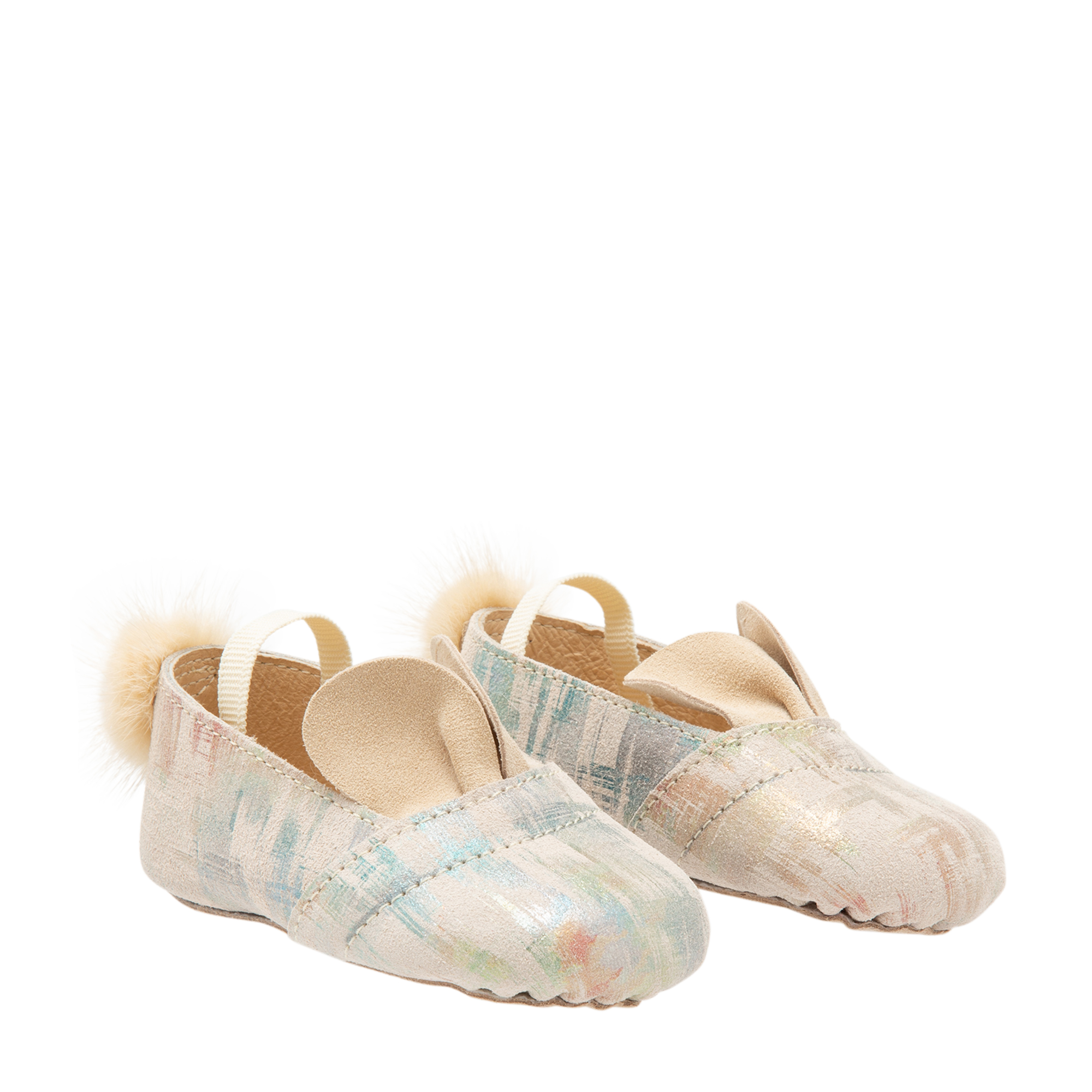 

Bunny crib shoes, Beige