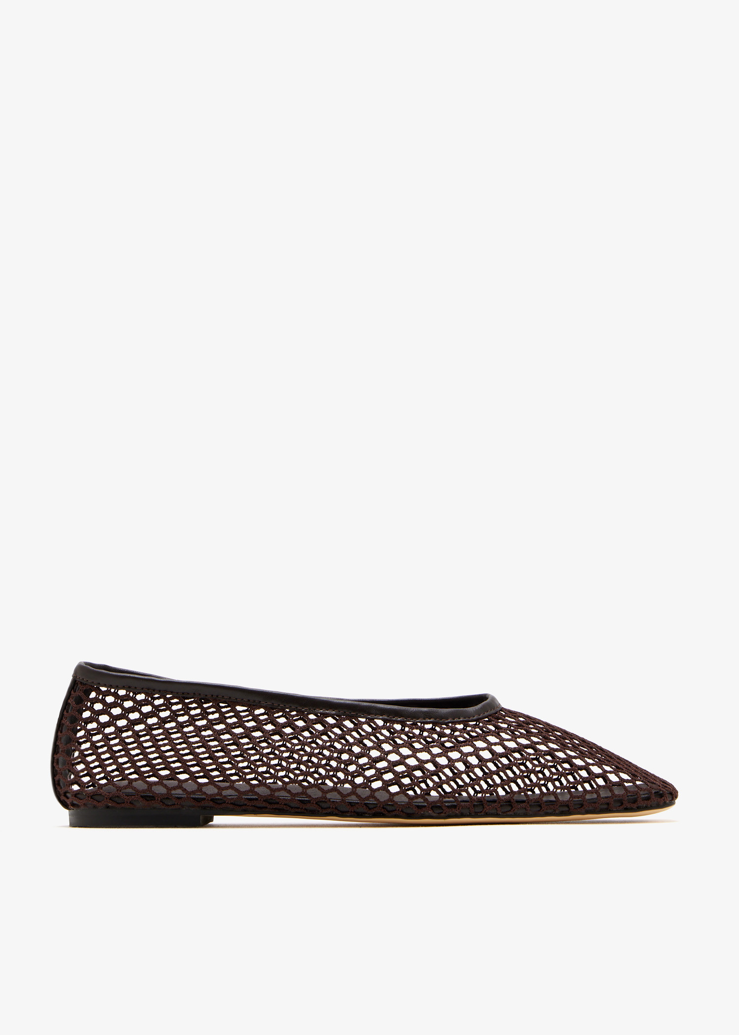 

Buzz mesh ballerinas, Brown