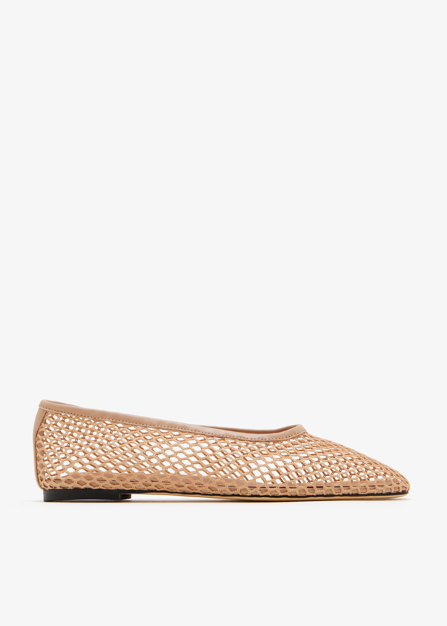 

Buzz mesh ballerinas, Beige
