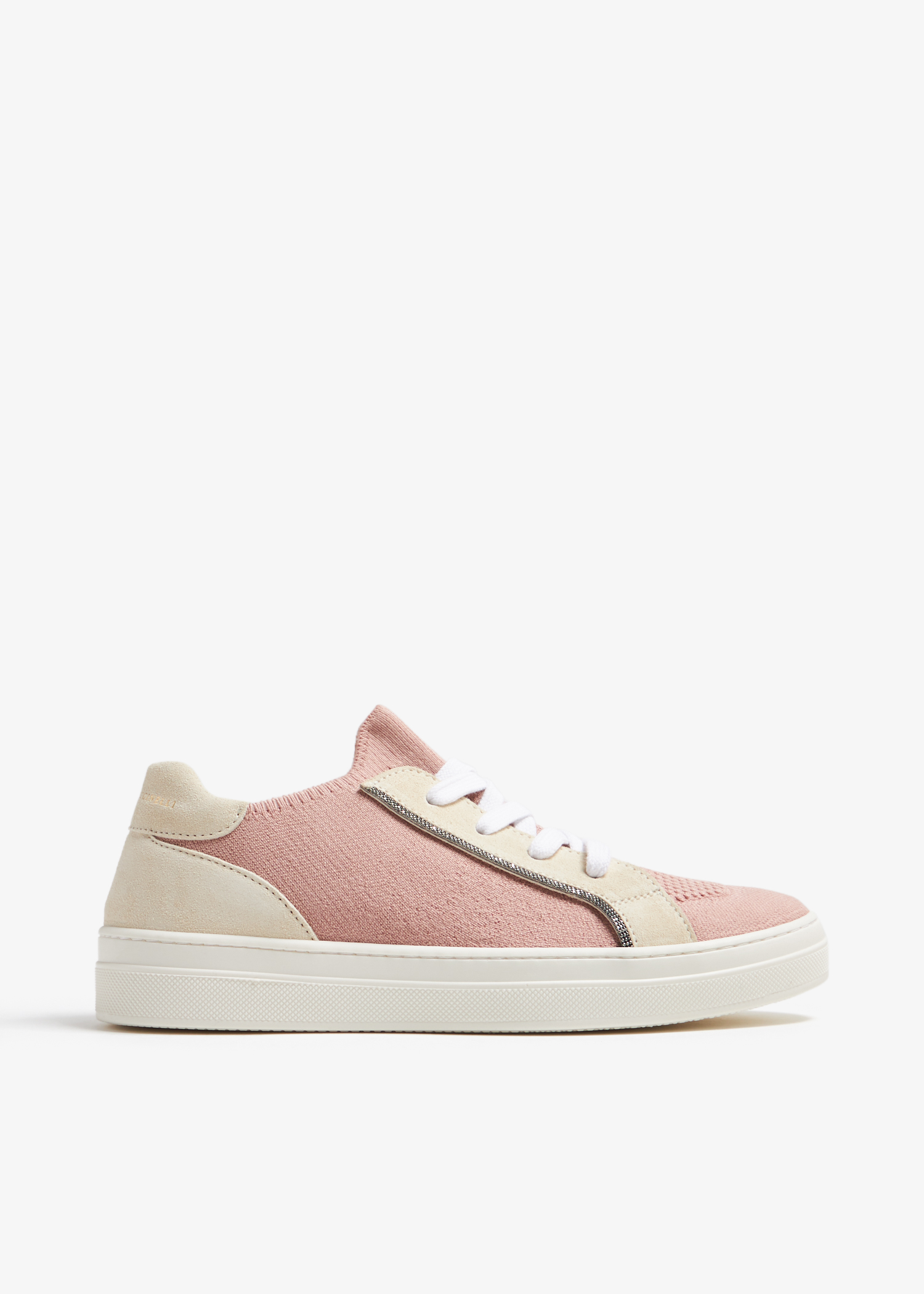 

Cotton knit sneakers, Pink