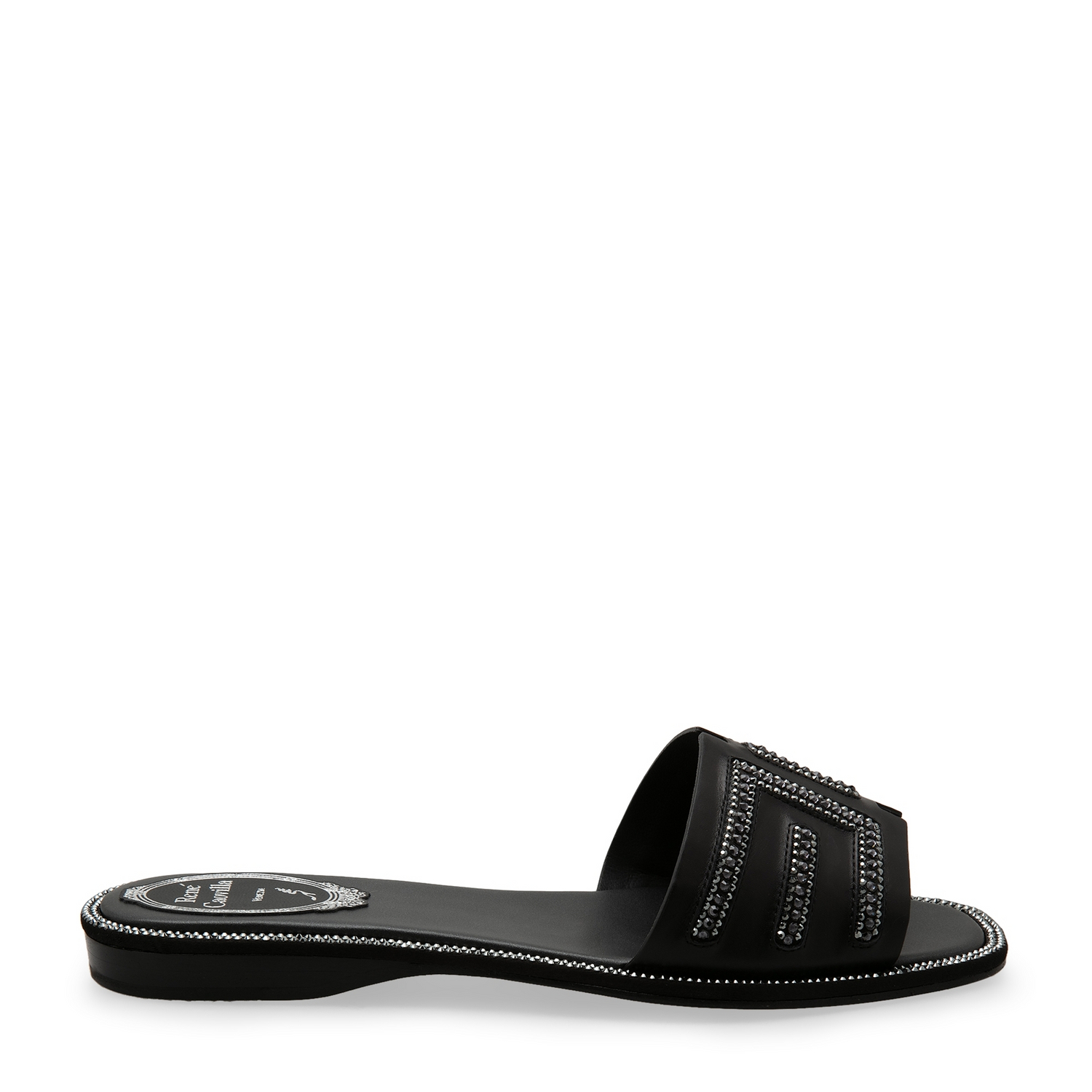 

Crystal-embellished sandals, Black