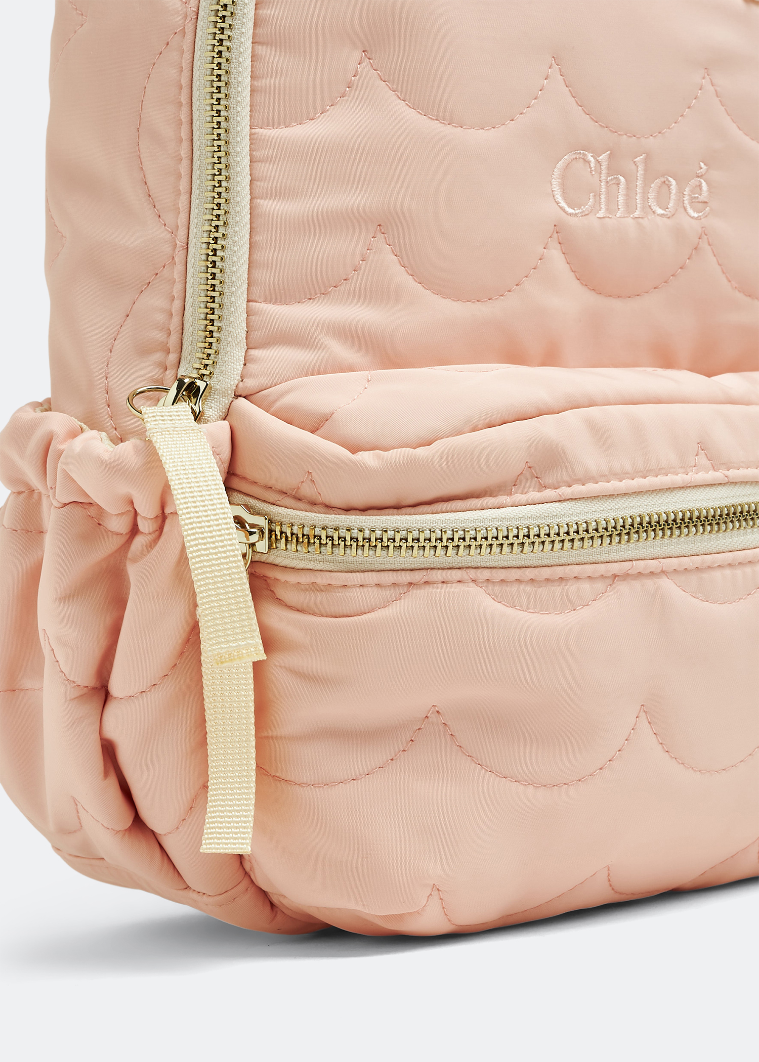 

Scalloped backpack, Pink