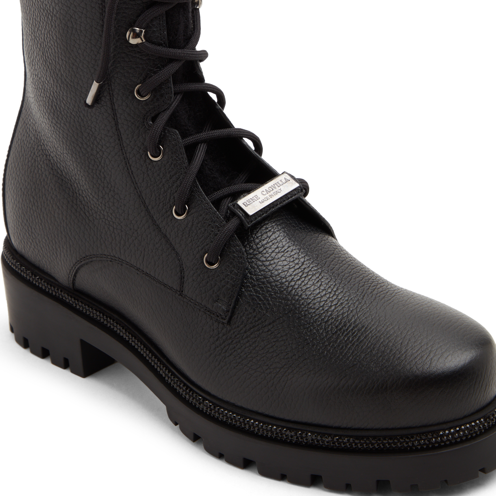 

Jet strass boots, Black