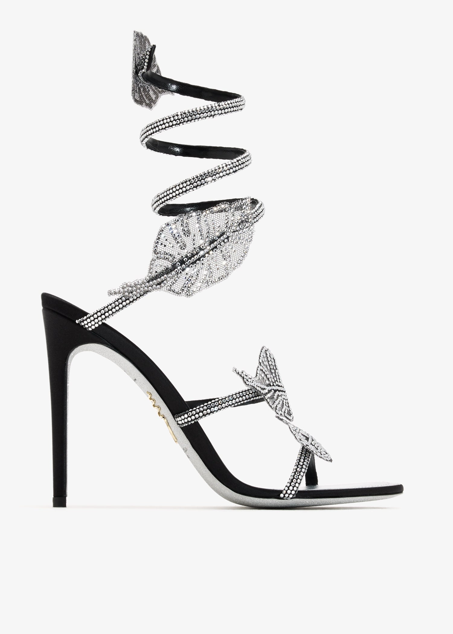 

Leaf sandals, Black