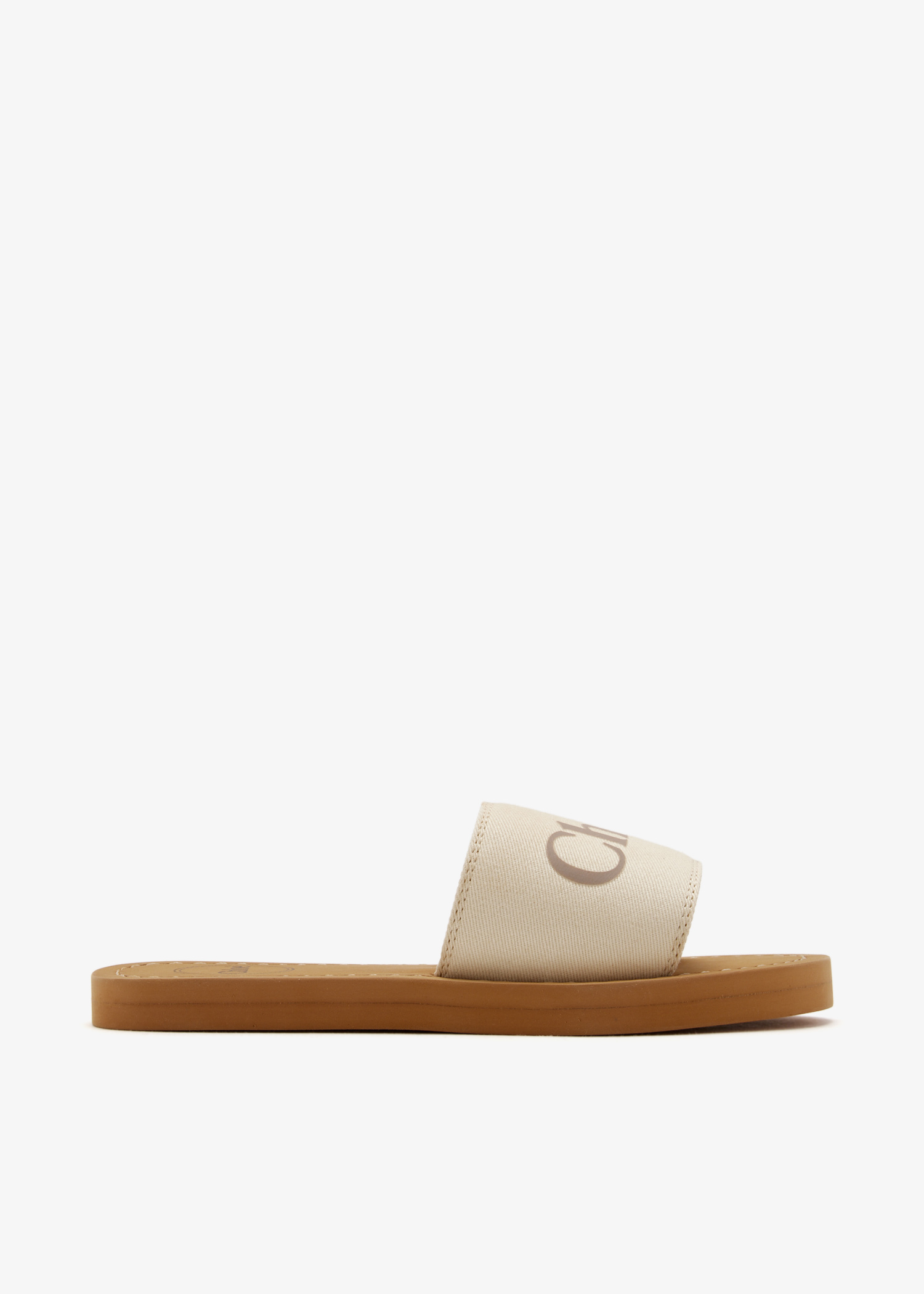 

Logo sandals, Beige