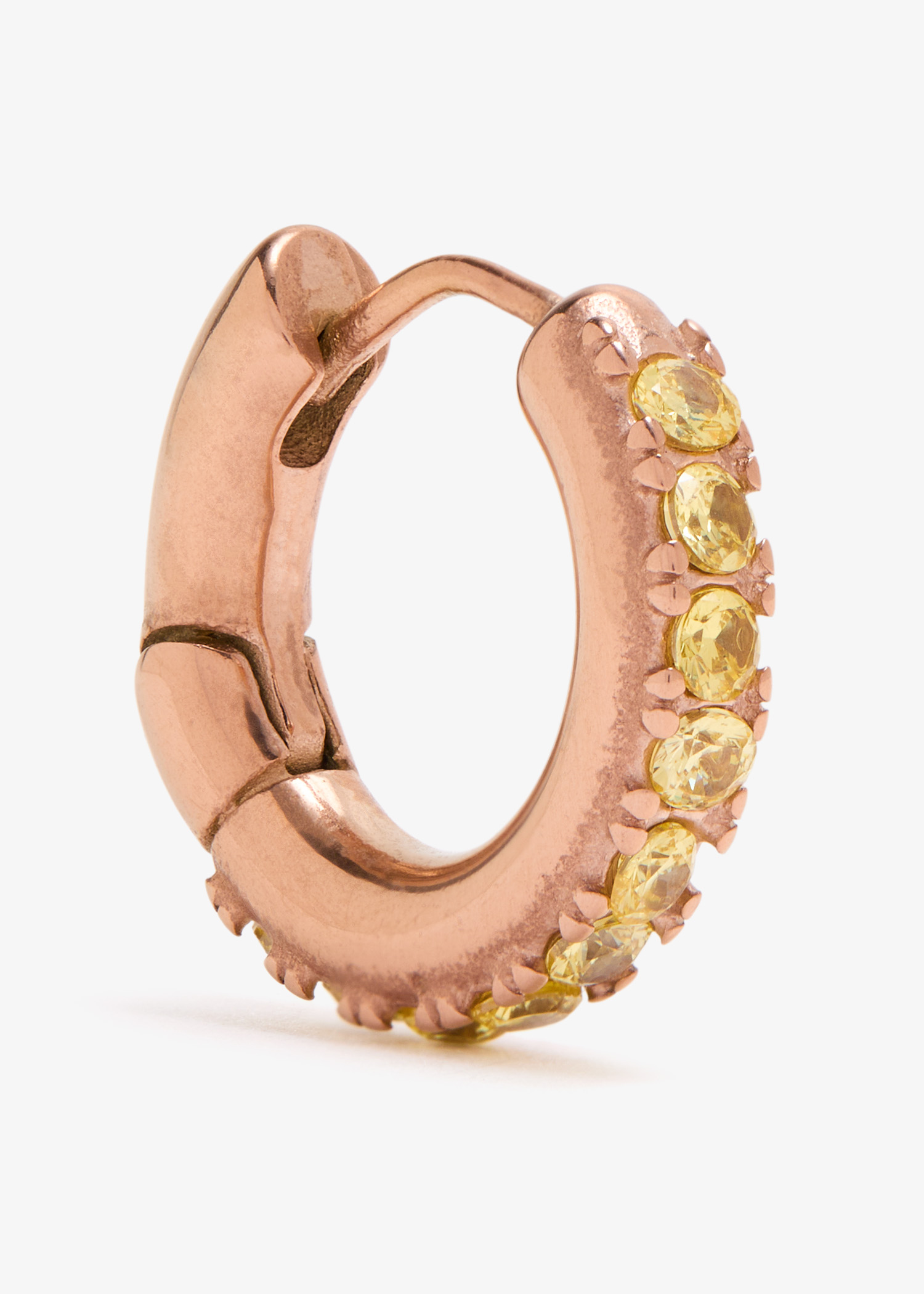 

Tashi single earring, Pink