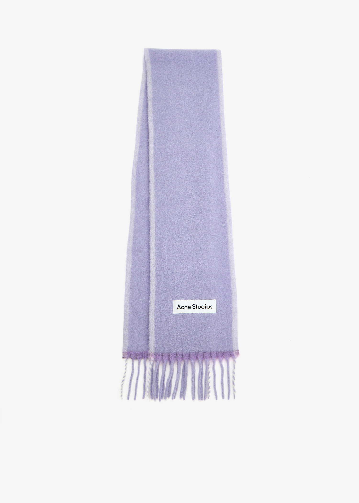 

Wool mohair narrow scarf, Purple