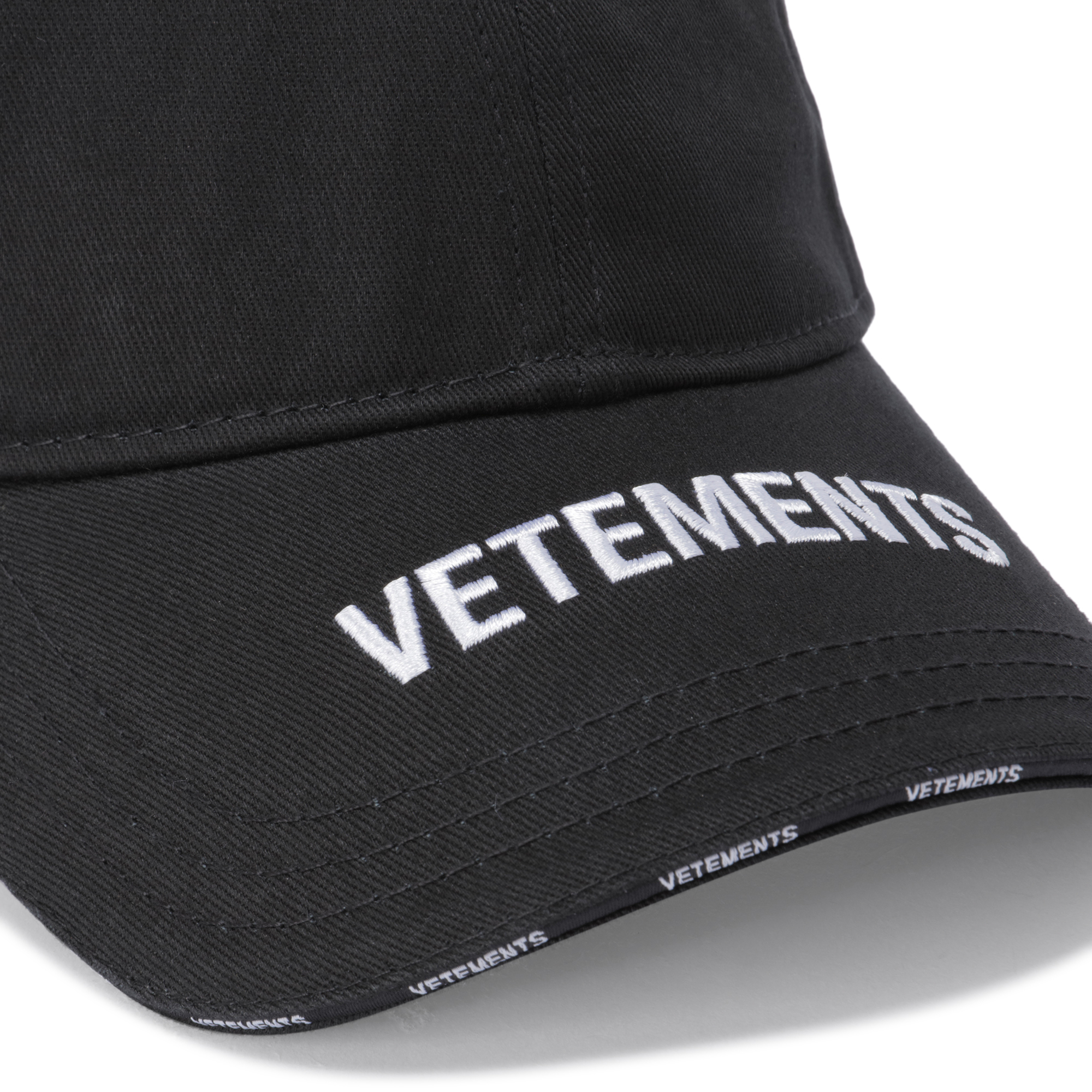 

Logo baseball cap, Black