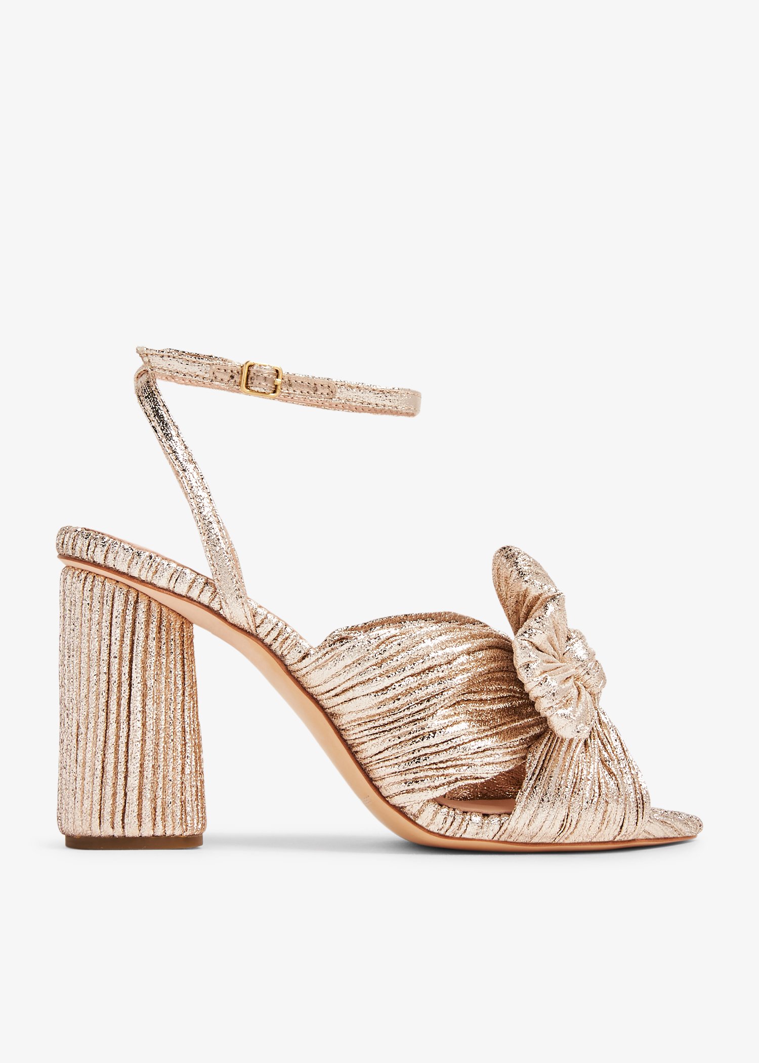 

Camellia sandals, Gold