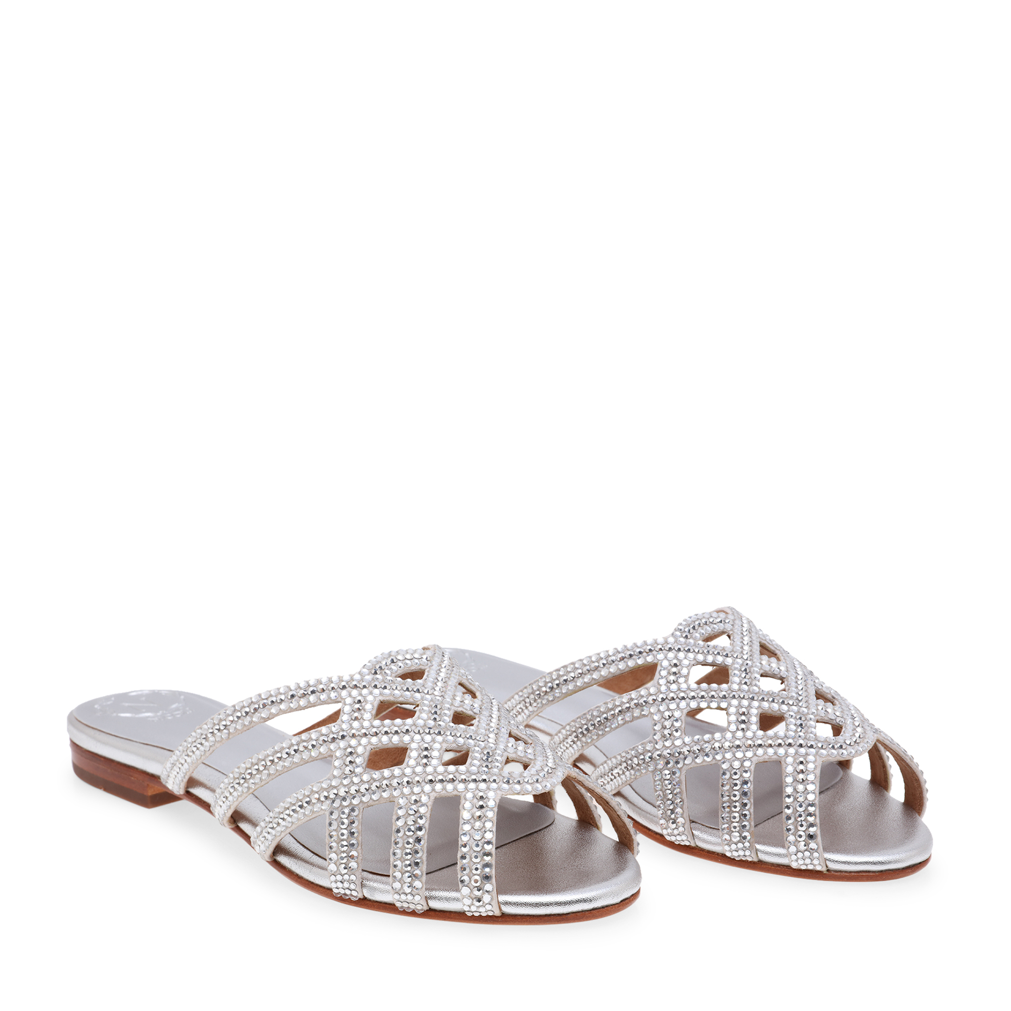 

Cande flat sandals, Silver