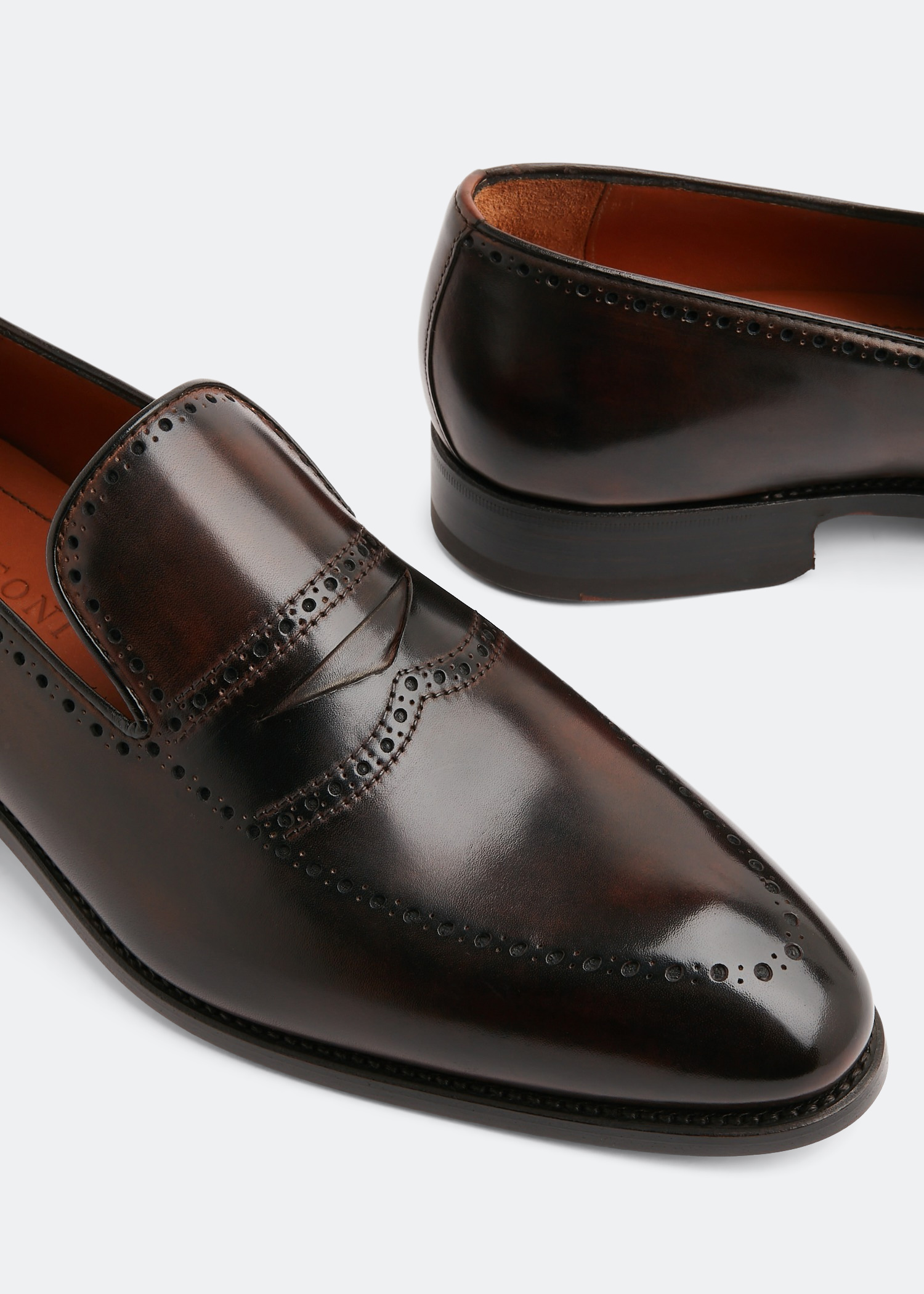 

Leather loafers, Brown