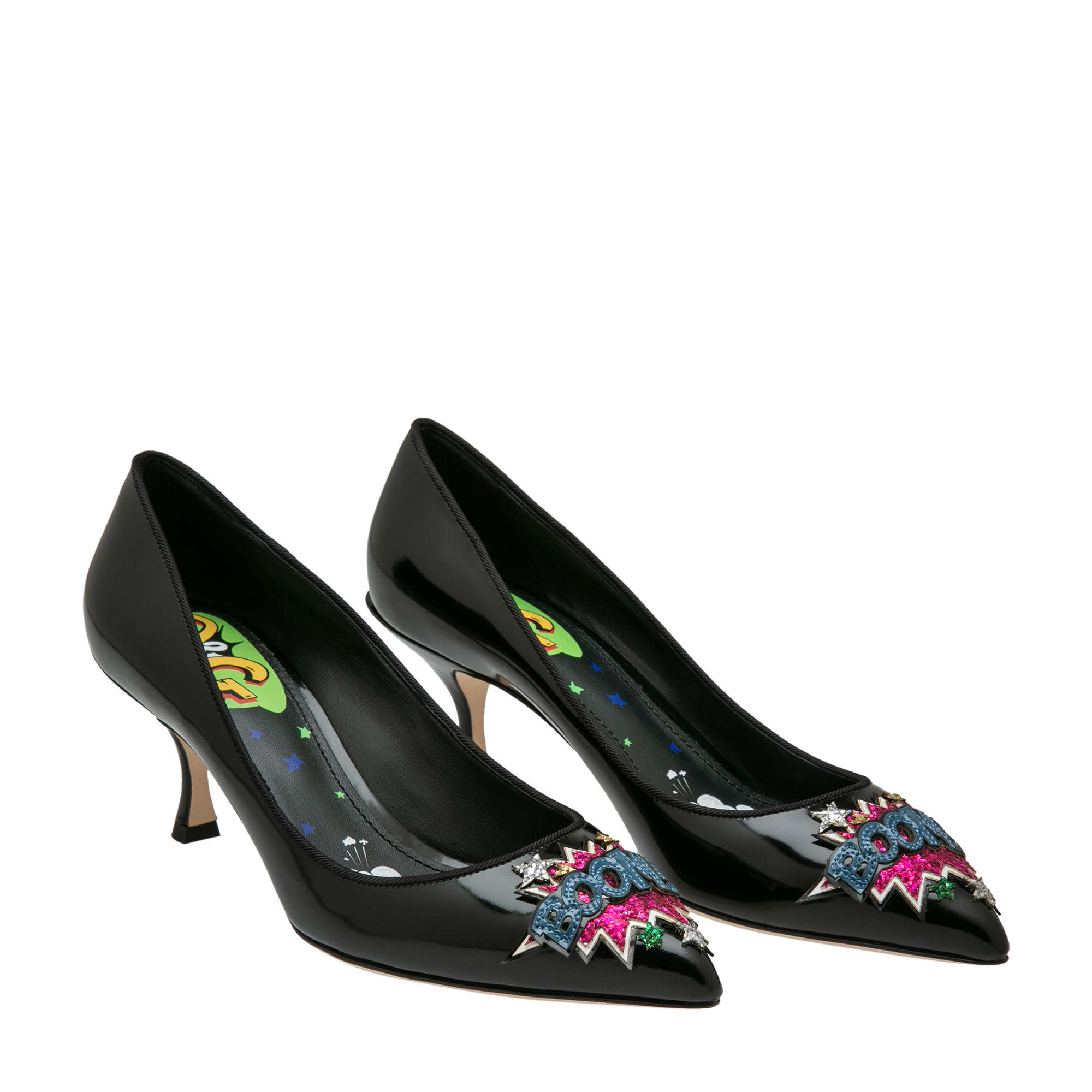 

Patent-leather pumps, Black